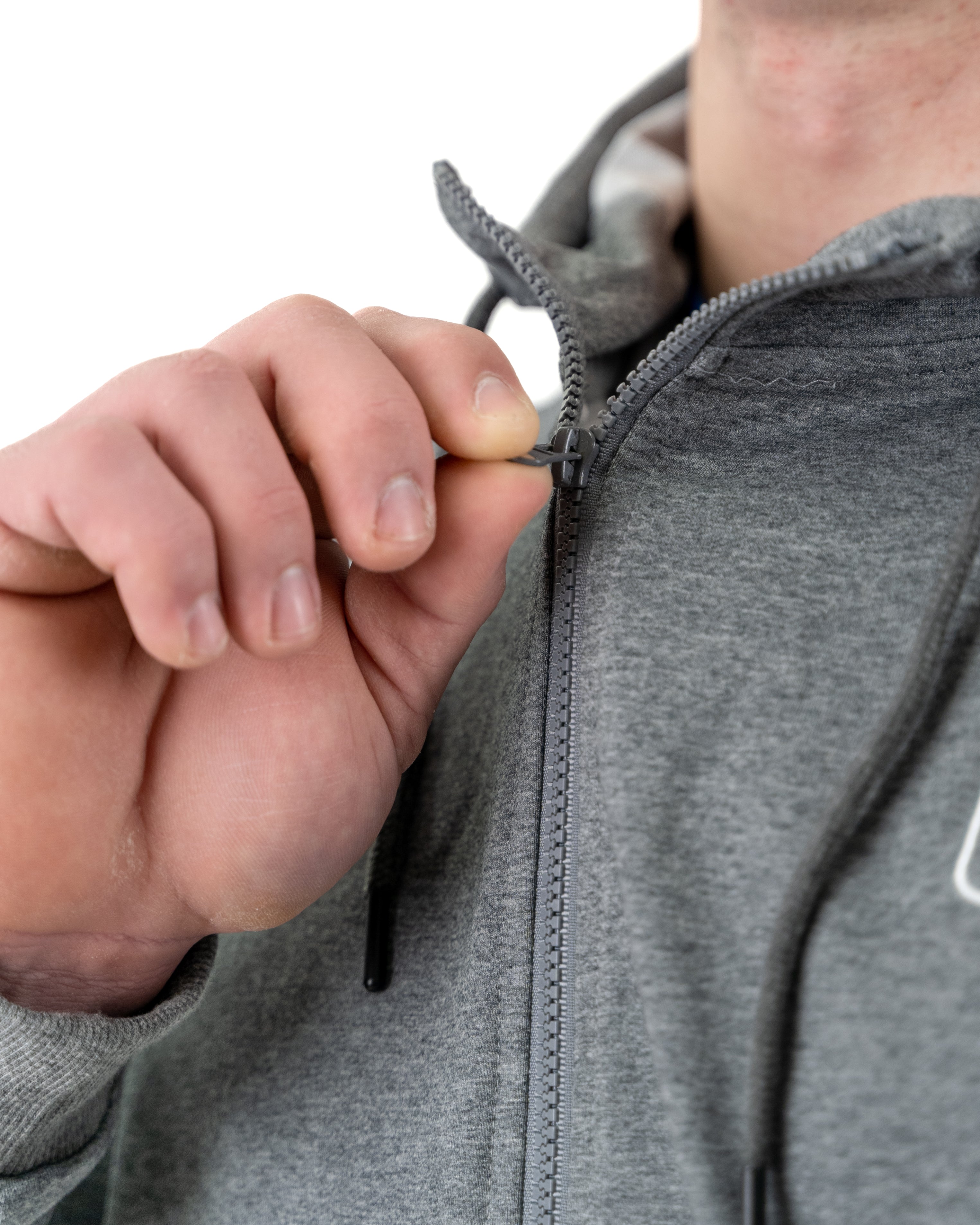 CHAQUETA ZIPPER PBS - GRIS