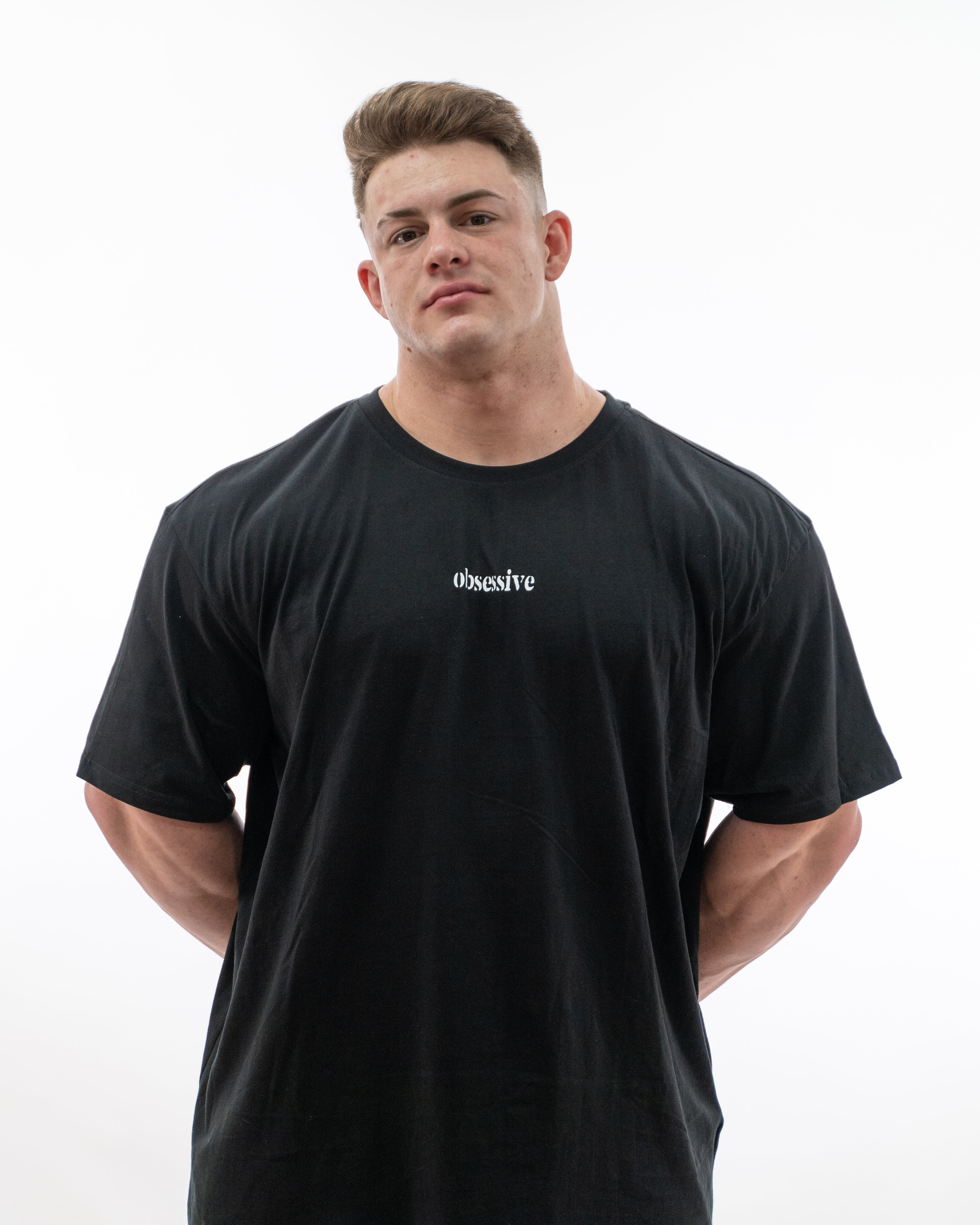 CAMISETA OBSESSIVE OVERSIZE - NEGRO