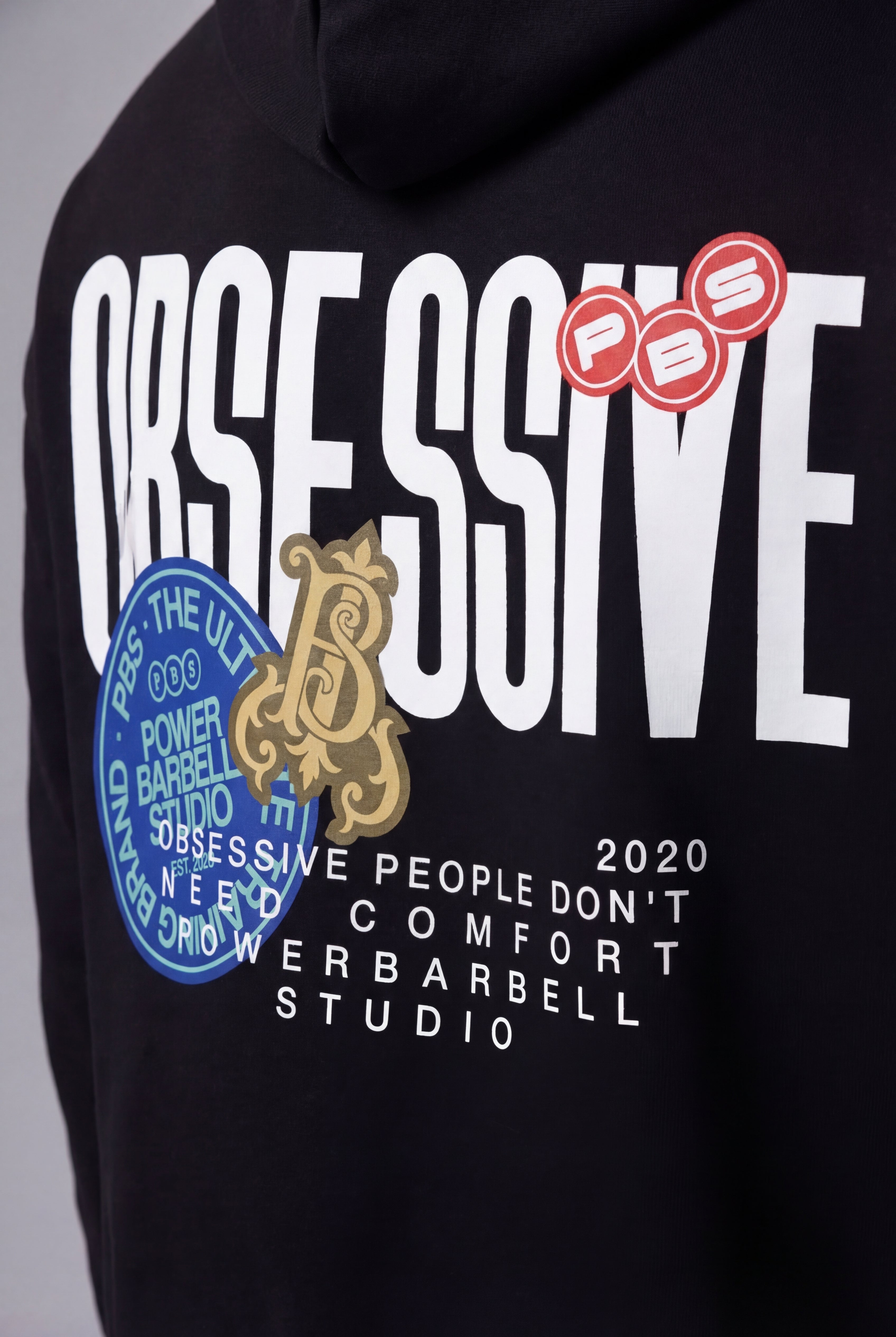 RPDNC OBSESSIVE PATCH HOODIE - NEGRO