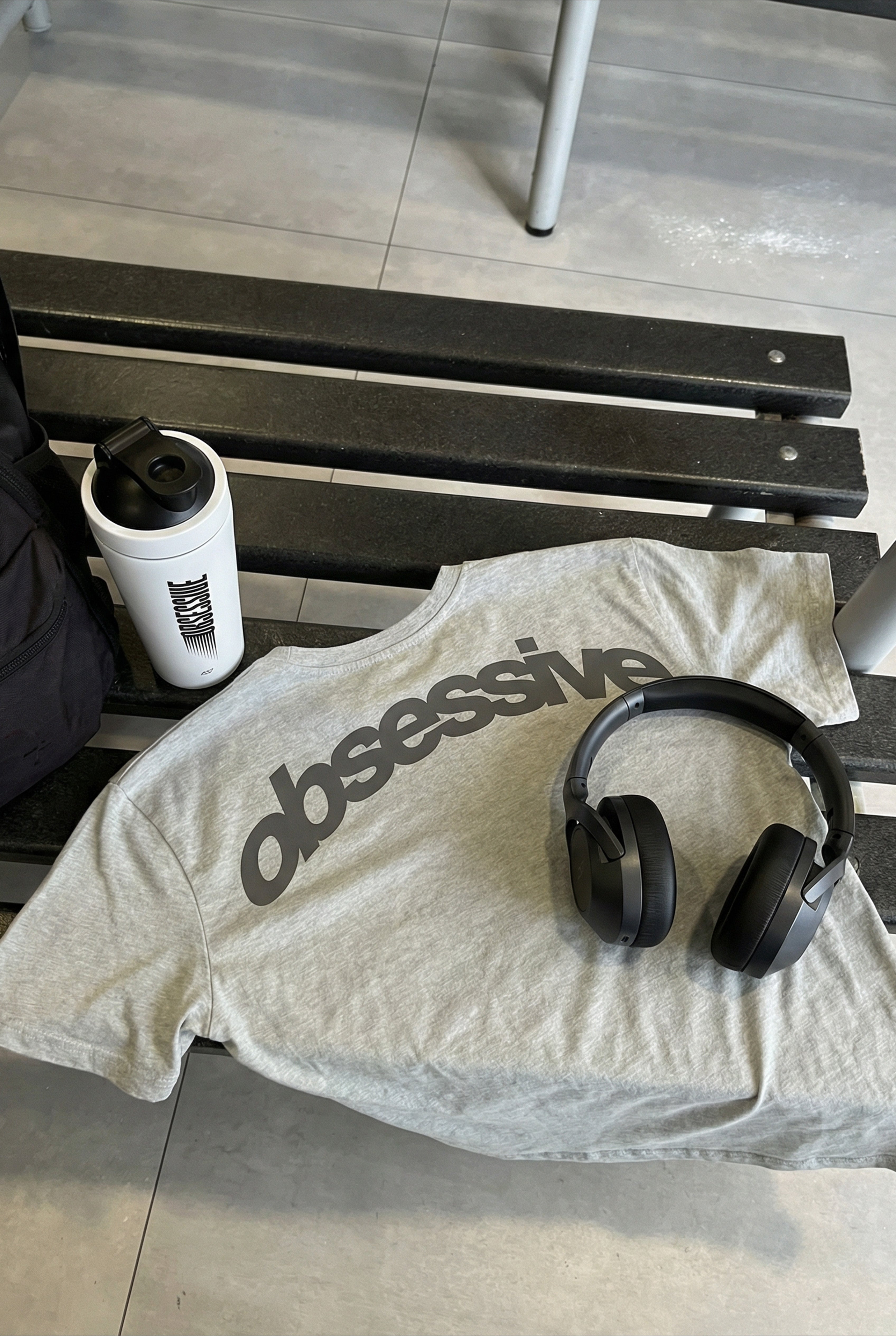 OBSESSIVE STATE OVERSIZED T-SHIRT - GRIS