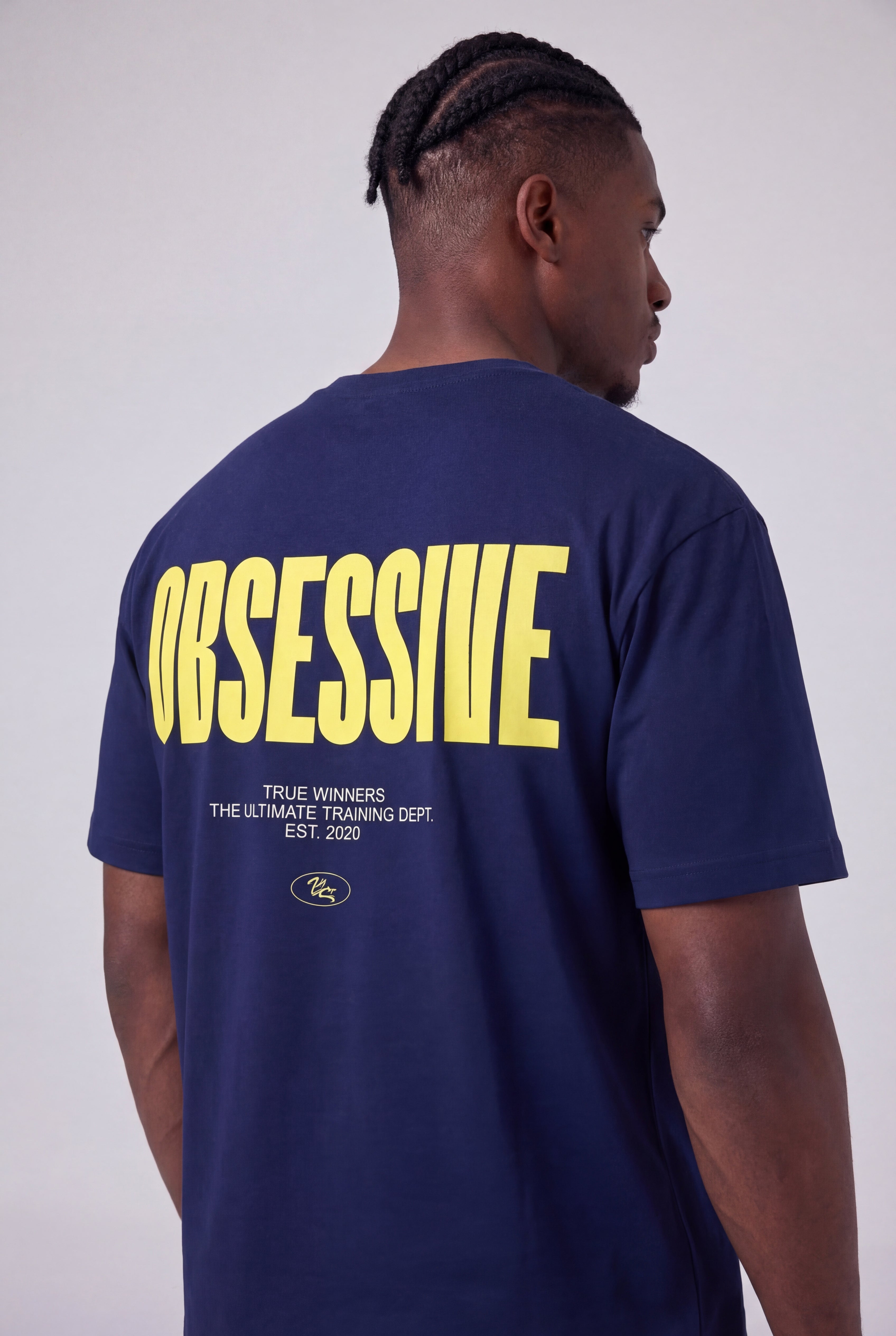 OBSESSIVE EST.2020 OVERSIZED T-SHIRT - DARK BLUE