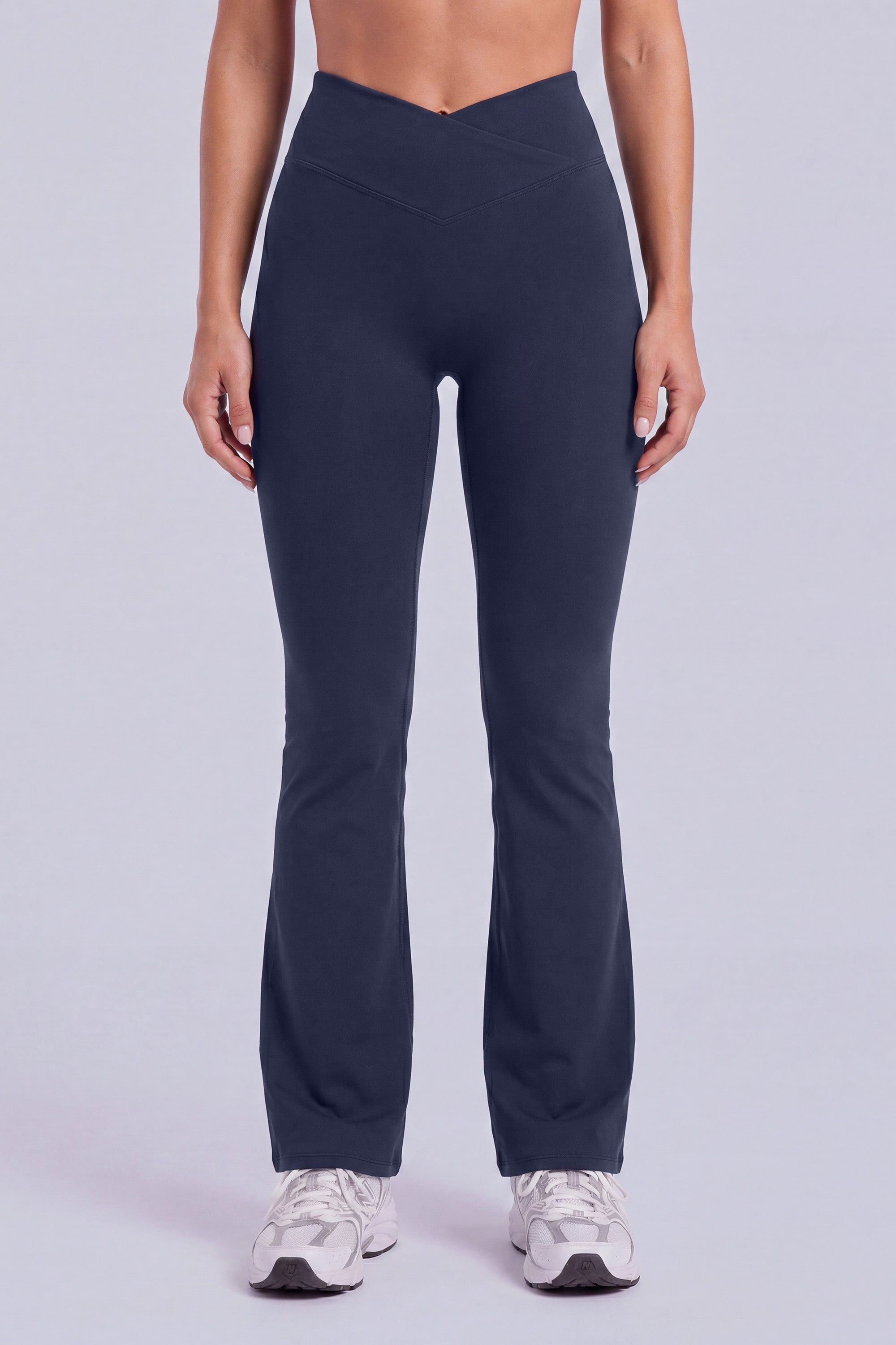 LEGGINGS FLARED MOTION - NAVY
