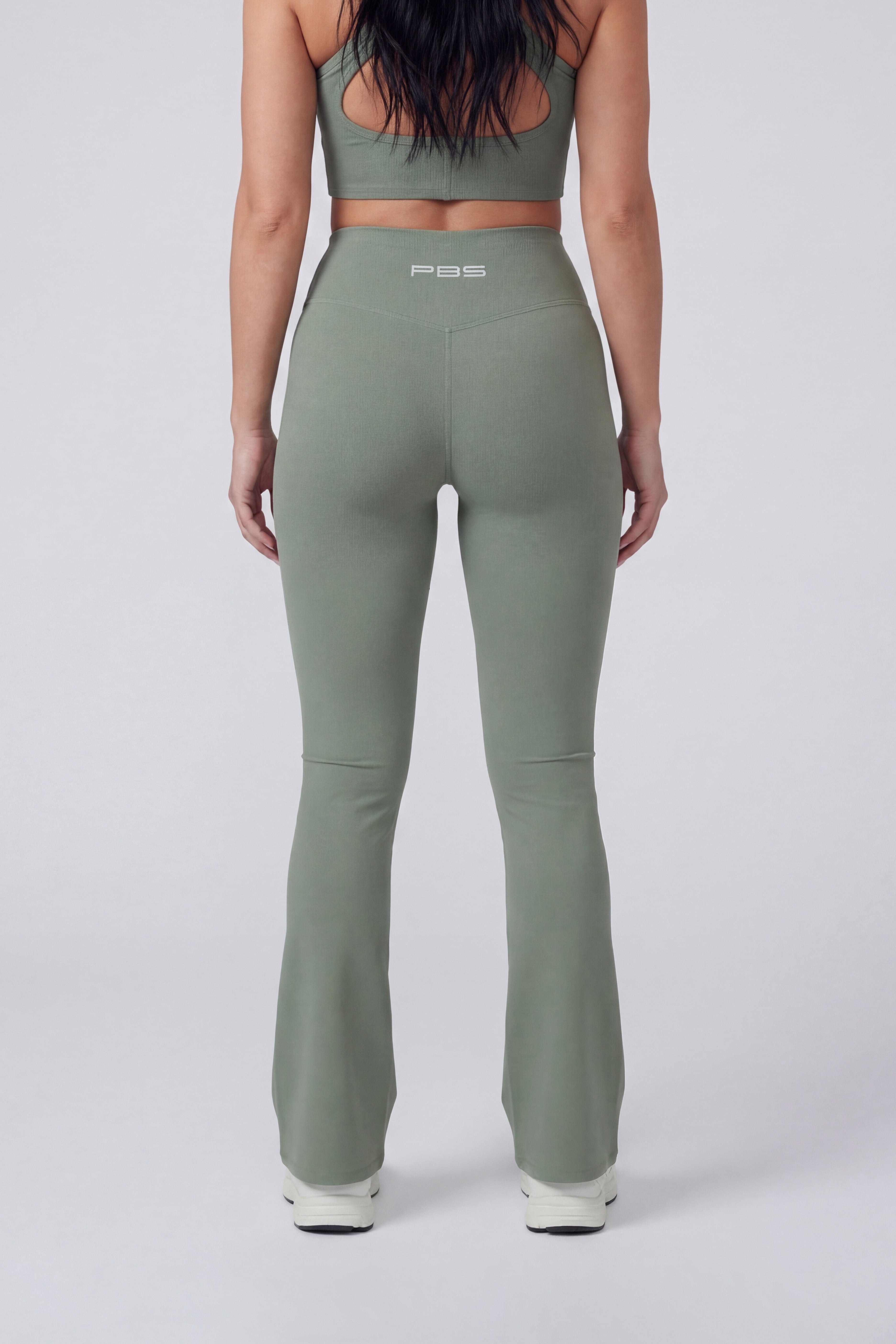 LEGGINGS FLARED TEMPO - VERDE