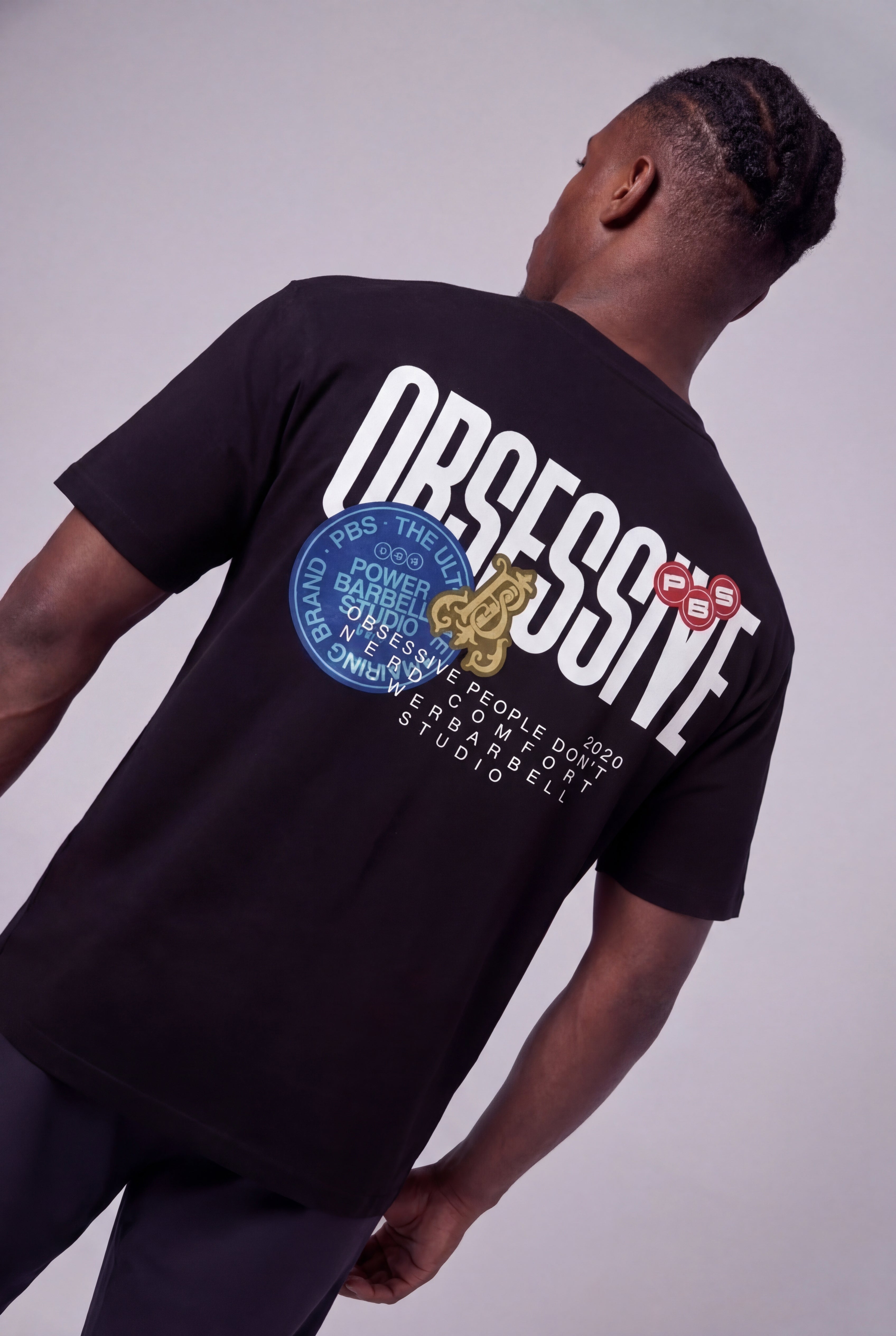 RPDNC OBSESSIVE PATCH OVERSIZED T-SHIRT - NEGRO