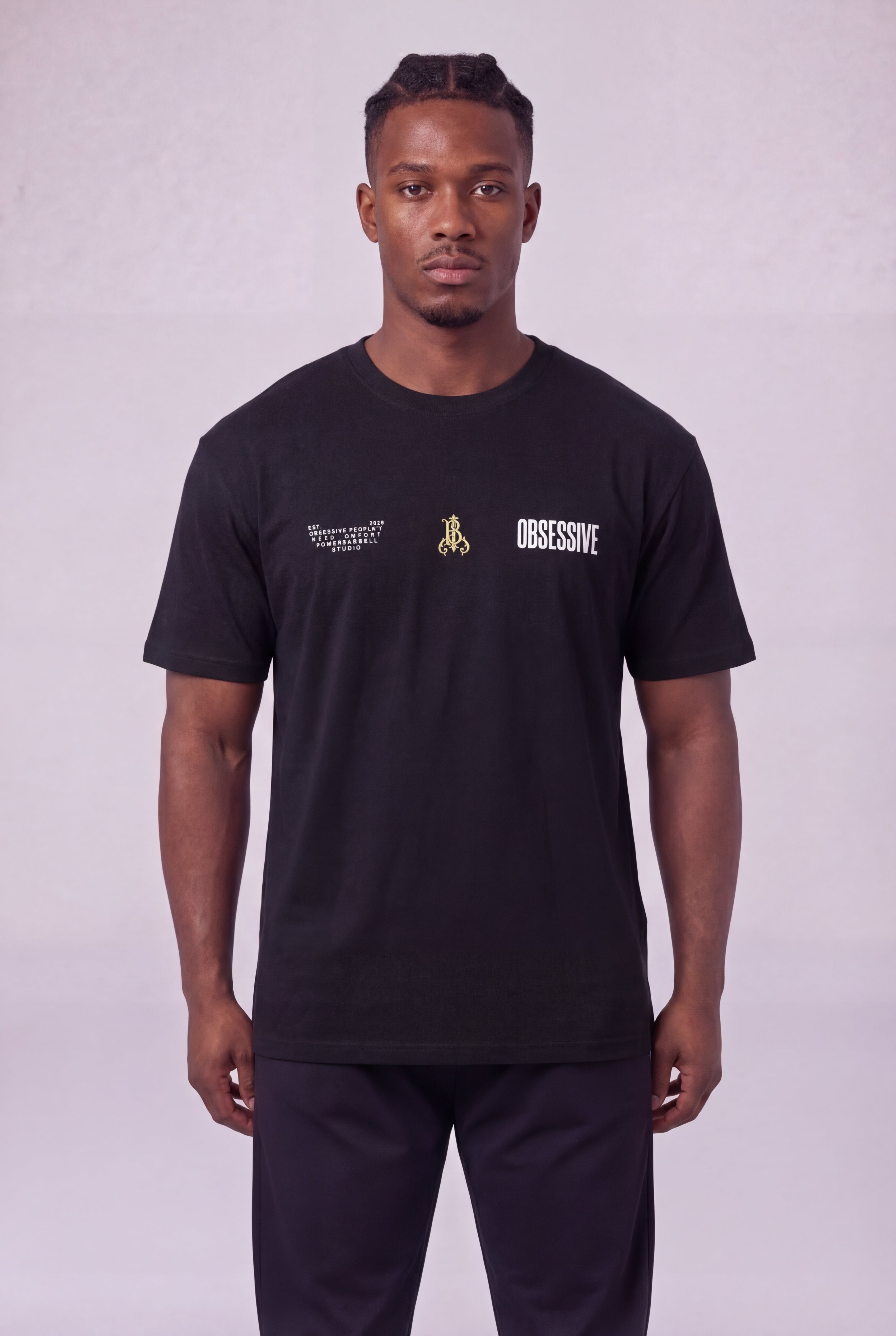 RPDNC OBSESSIVE PATCH OVERSIZED T-SHIRT - NEGRO