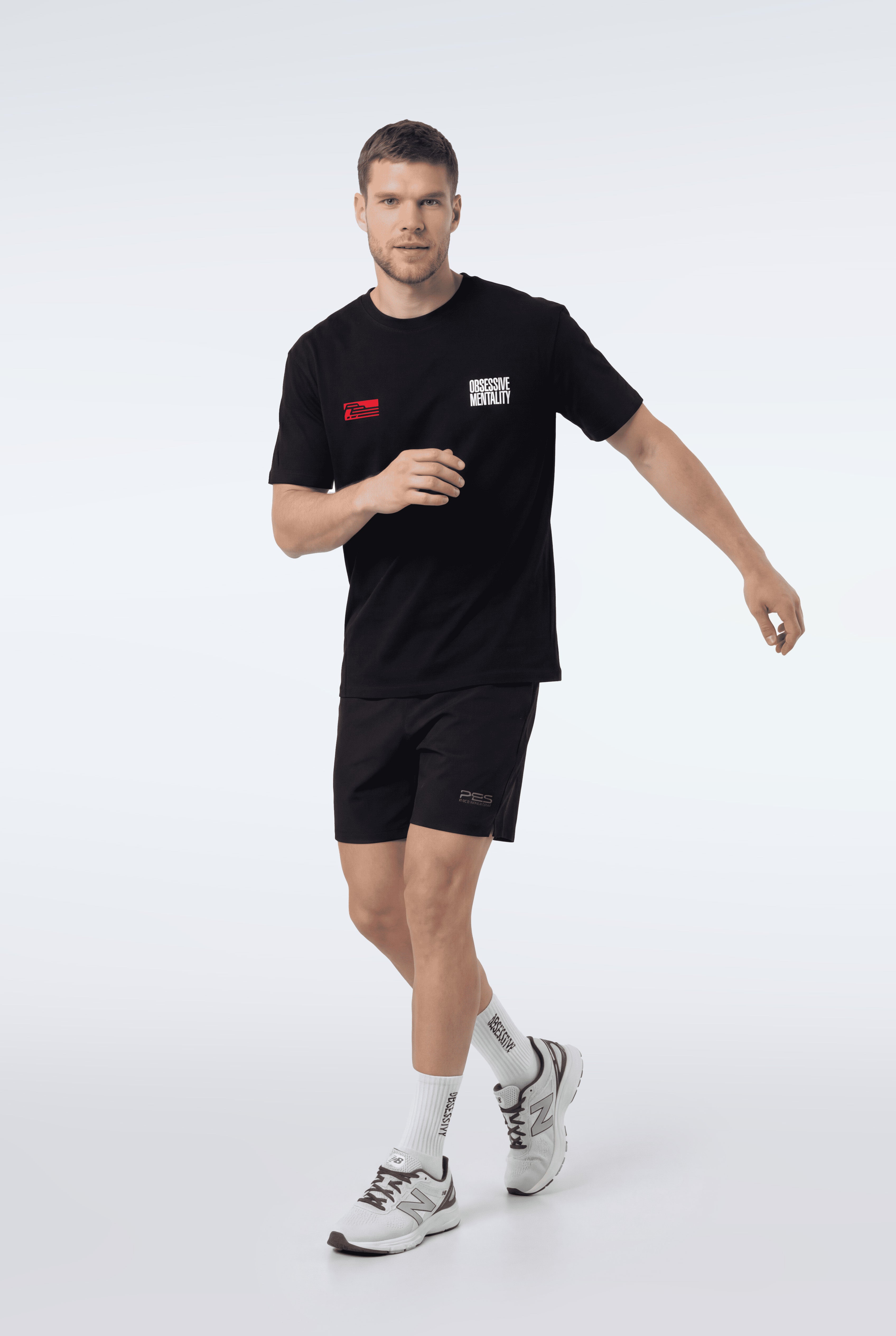 DON'T NEED COMFORT OVERSIZED T-SHIRT - NEGRO