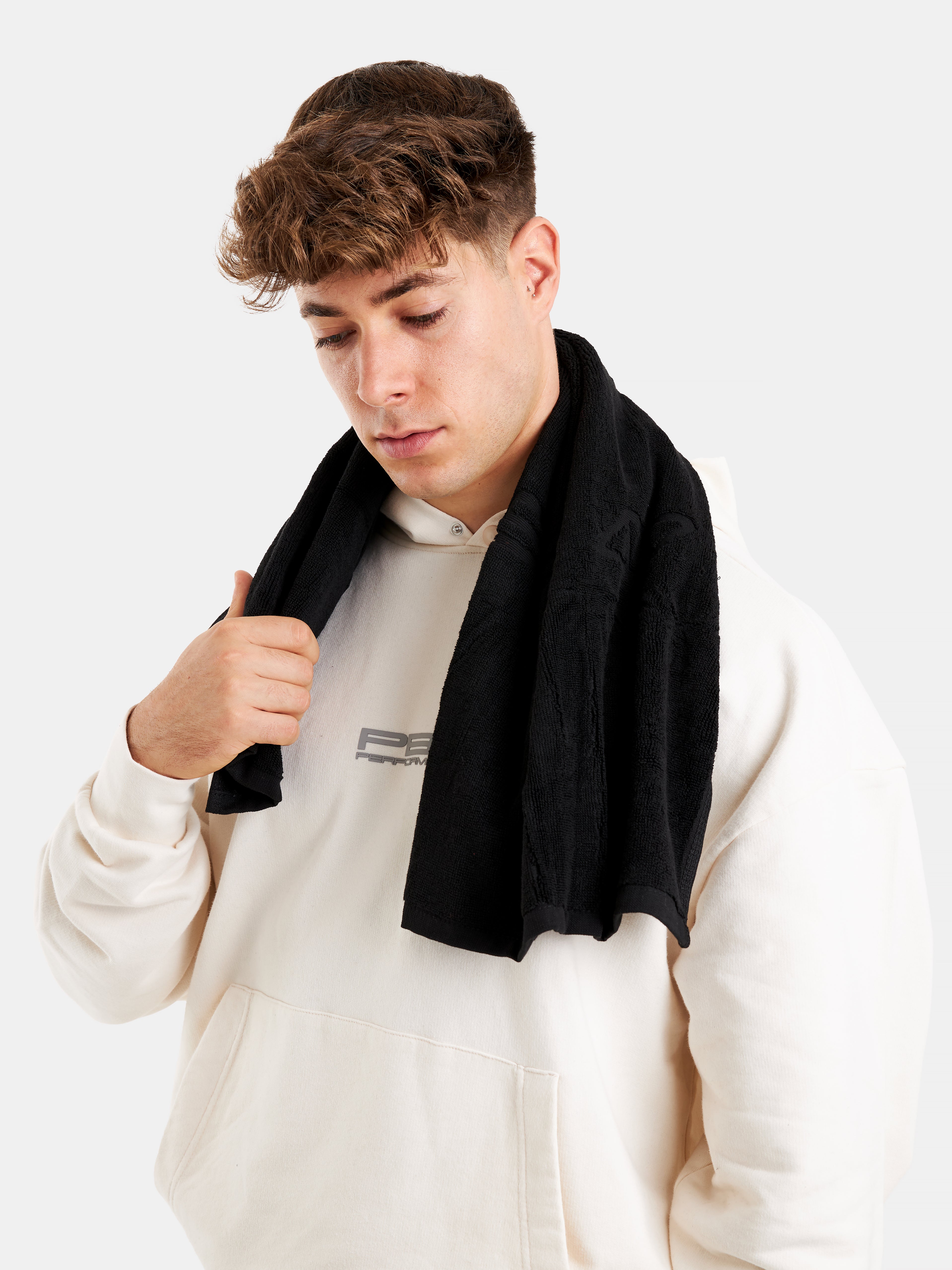 TOALLA GYM GRANDE PBS - NEGRO