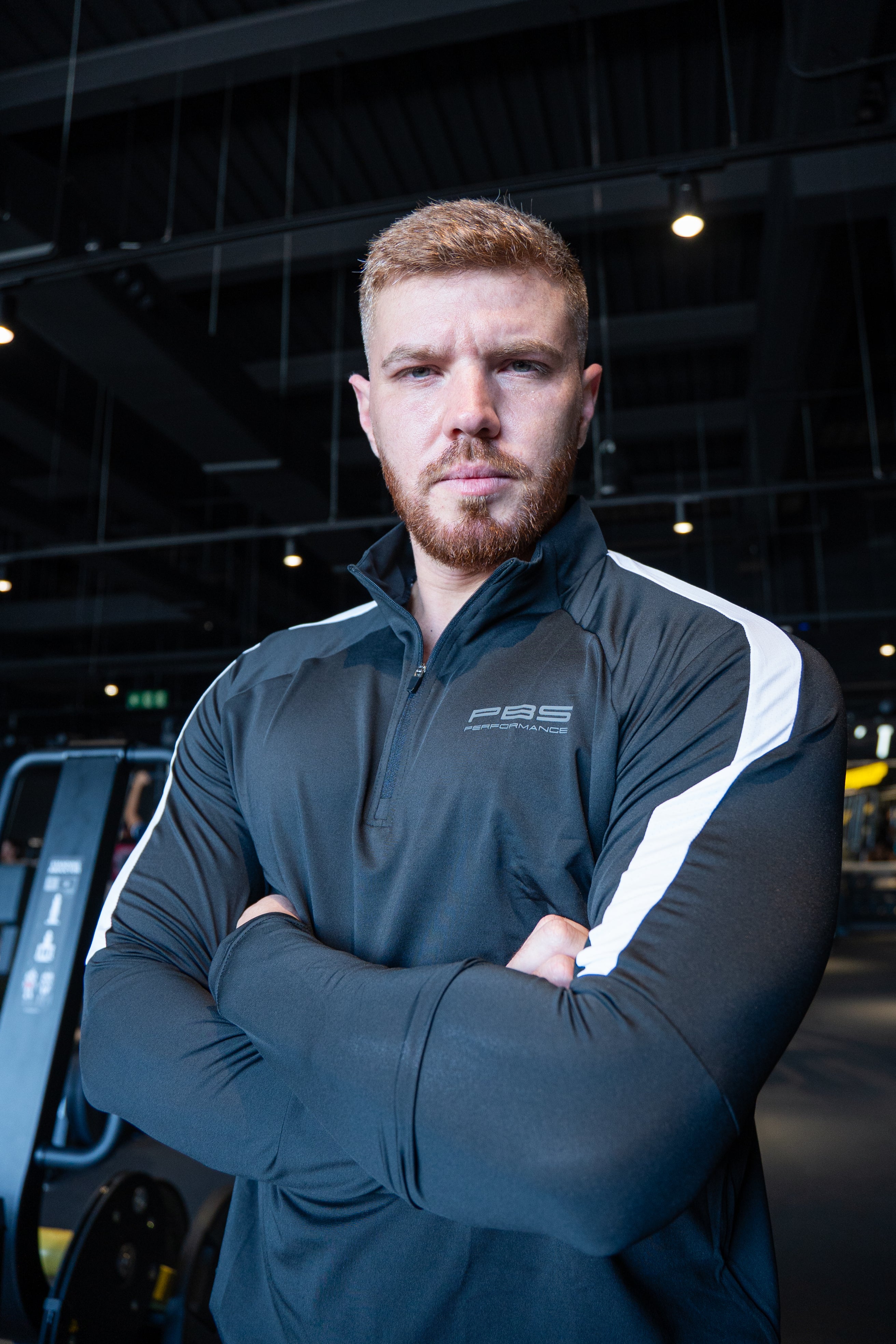 PERFORMANCE LONG TECH T-SHIRT - NEGRO/BLANCO