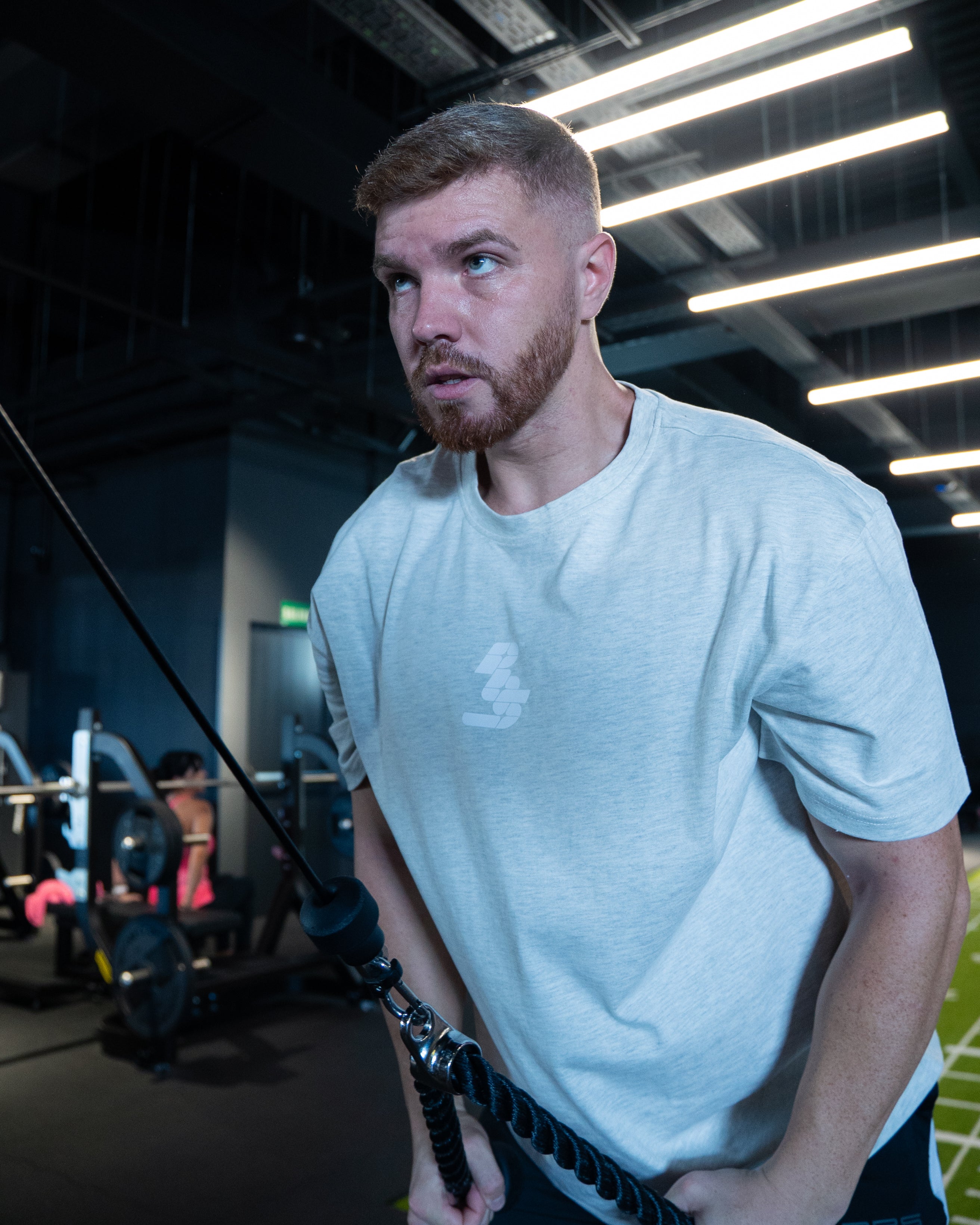 TRUE WINNERS LIFTING CLUB OVERSIZED T-SHIRT - GRIS