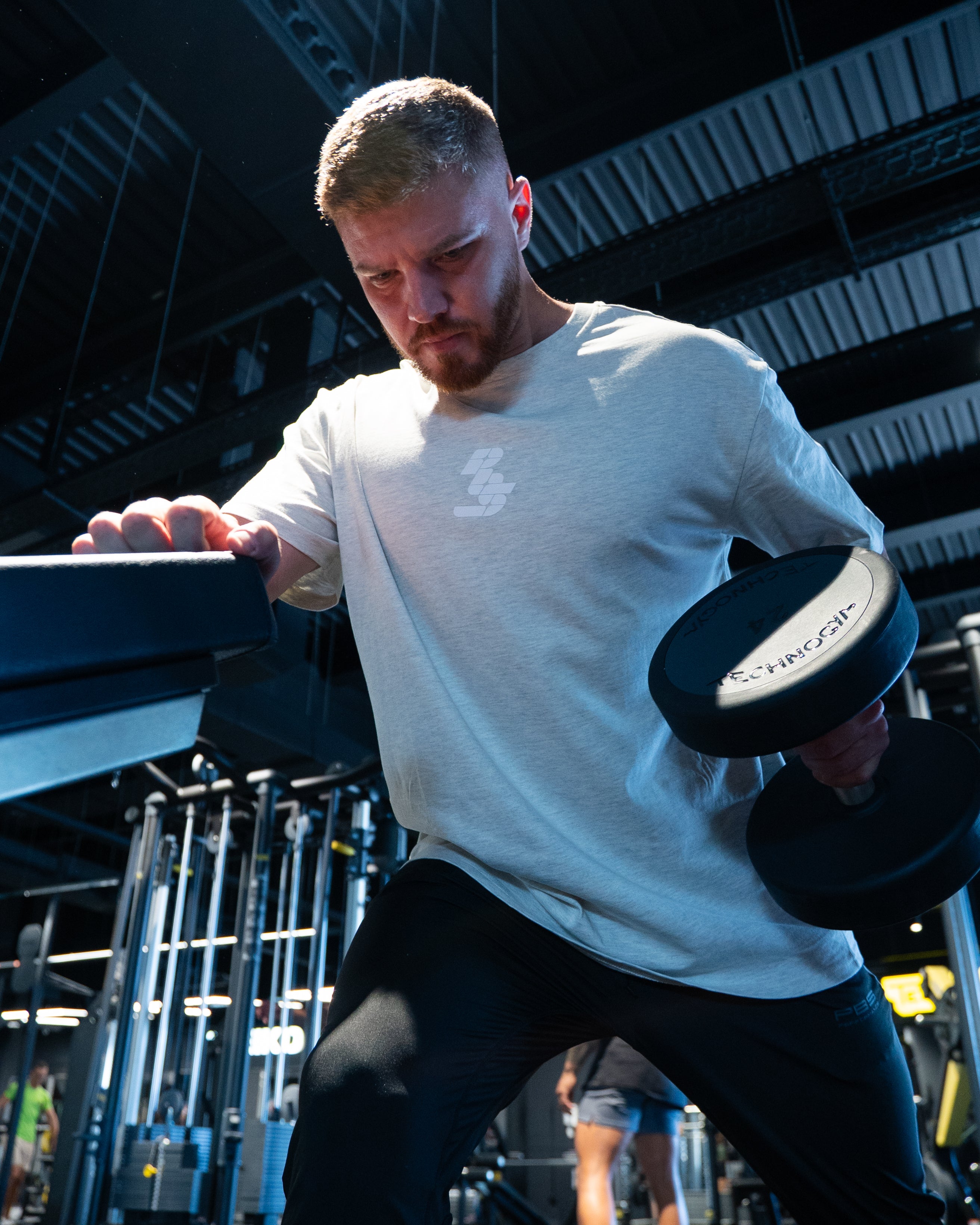 TRUE WINNERS LIFTING CLUB OVERSIZED T-SHIRT - GRIS