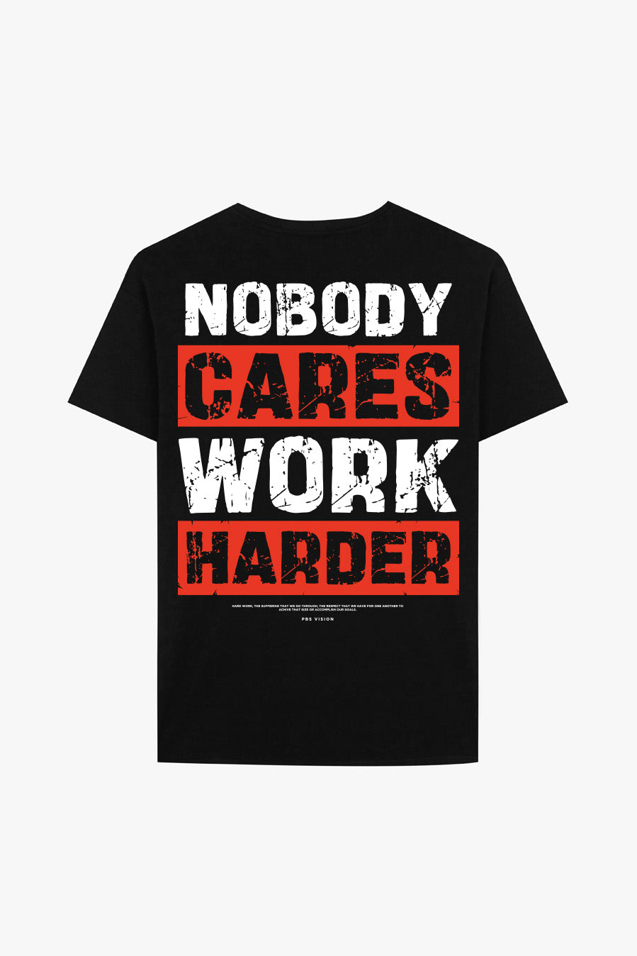 NOBODY CARES T-SHIRT - NEGRO