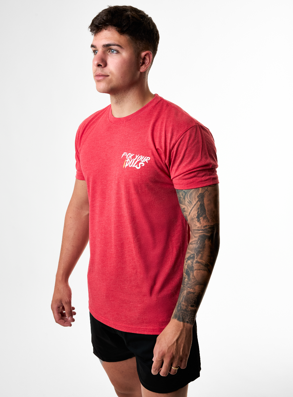 CAMISETA F*CK YOUR IDOLS - ROJO