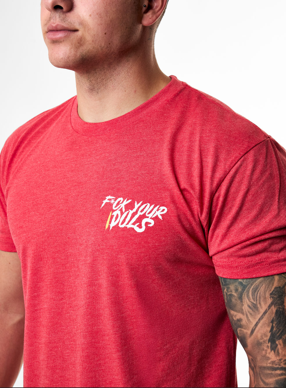 CAMISETA F*CK YOUR IDOLS - ROJO