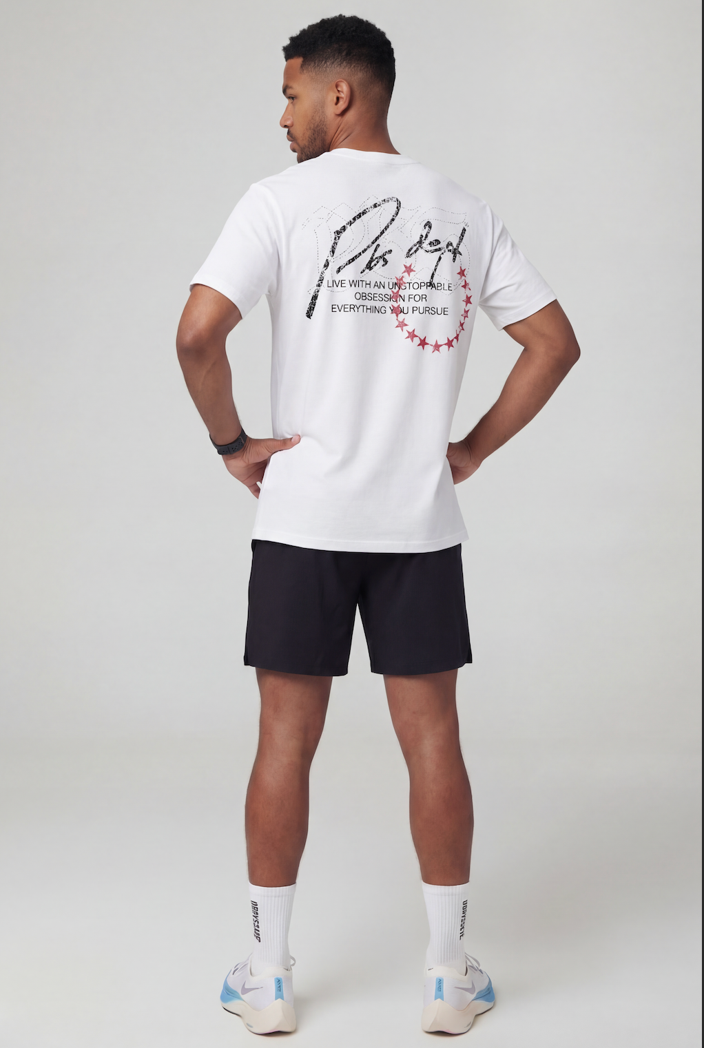 PBS DEPT STARS OVERSIZE T-SHIRT - GRIS