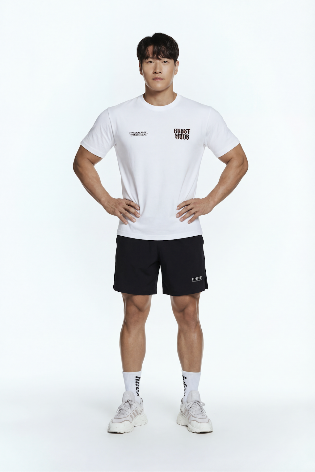 BEAST MODE OVERSIZE T-SHIRT - BLANCO