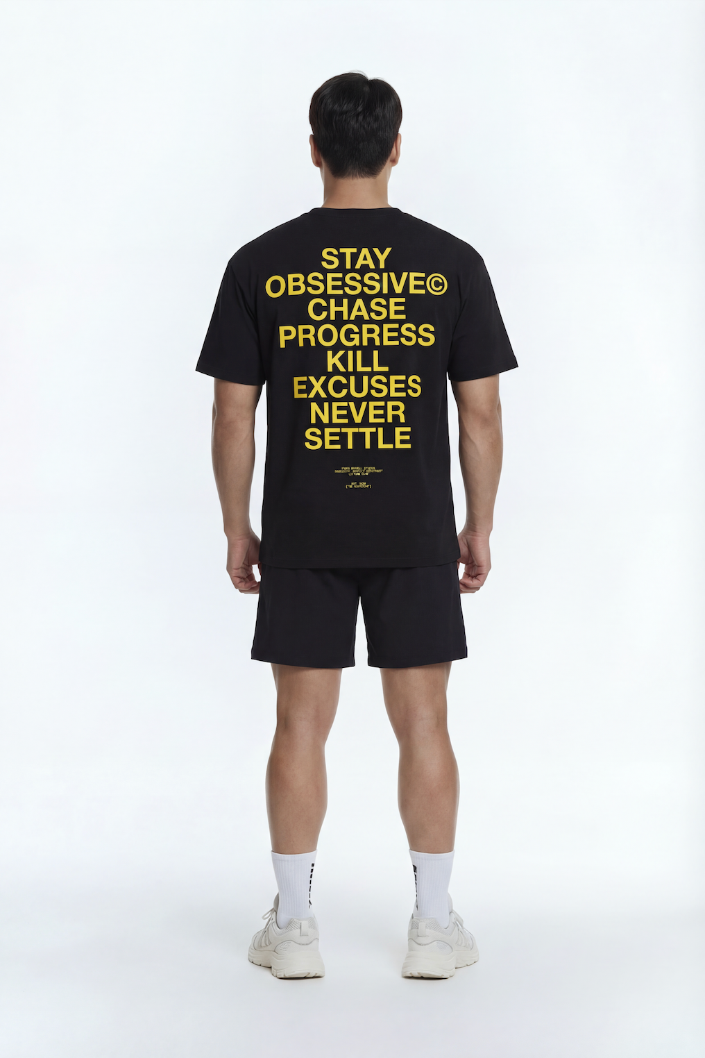 STAY OBSESSIVE OVERSIZE T-SHIRT - NEGRO