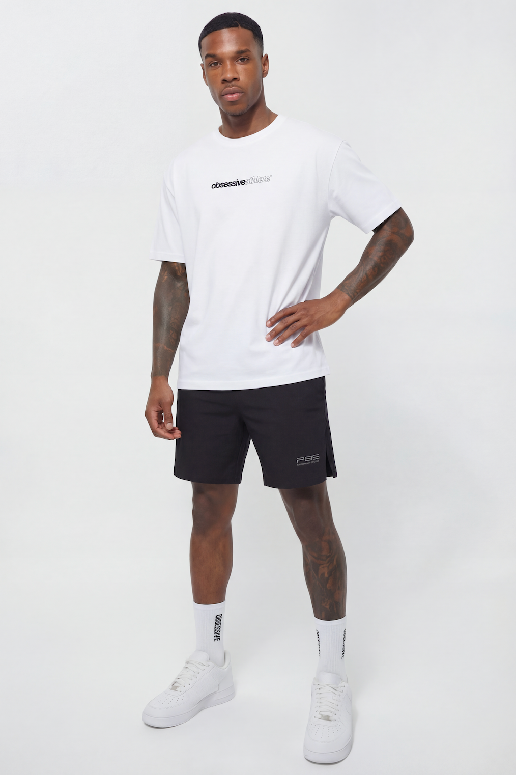 OBSESSIVE ATHLETE OVERSIZED T-SHIRT - BLANCO