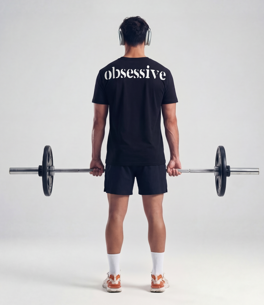 CAMISETA OBSESSIVE OVERSIZE - NEGRO
