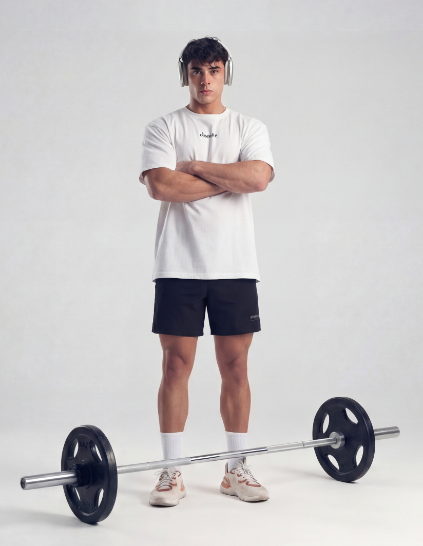 CAMISETA OBSESSIVE OVERSIZE - BLANCO