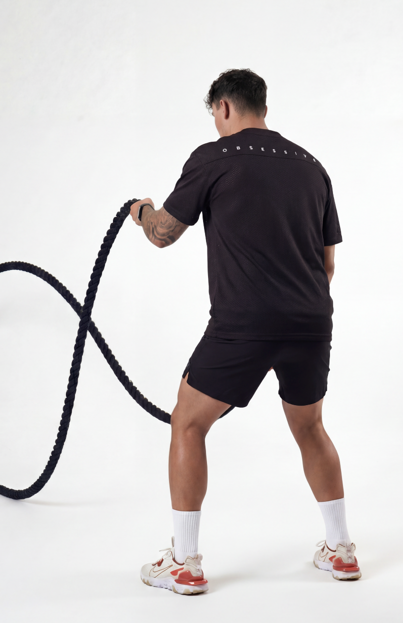 MINIMAL LOGO T-SHIRT - NEGRO