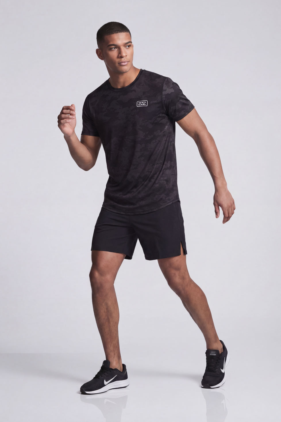 CAMISETA CAMUFLAJE - NEGRO