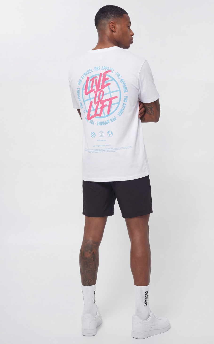 CAMISETA LIVE TO LIFT - BLANCO
