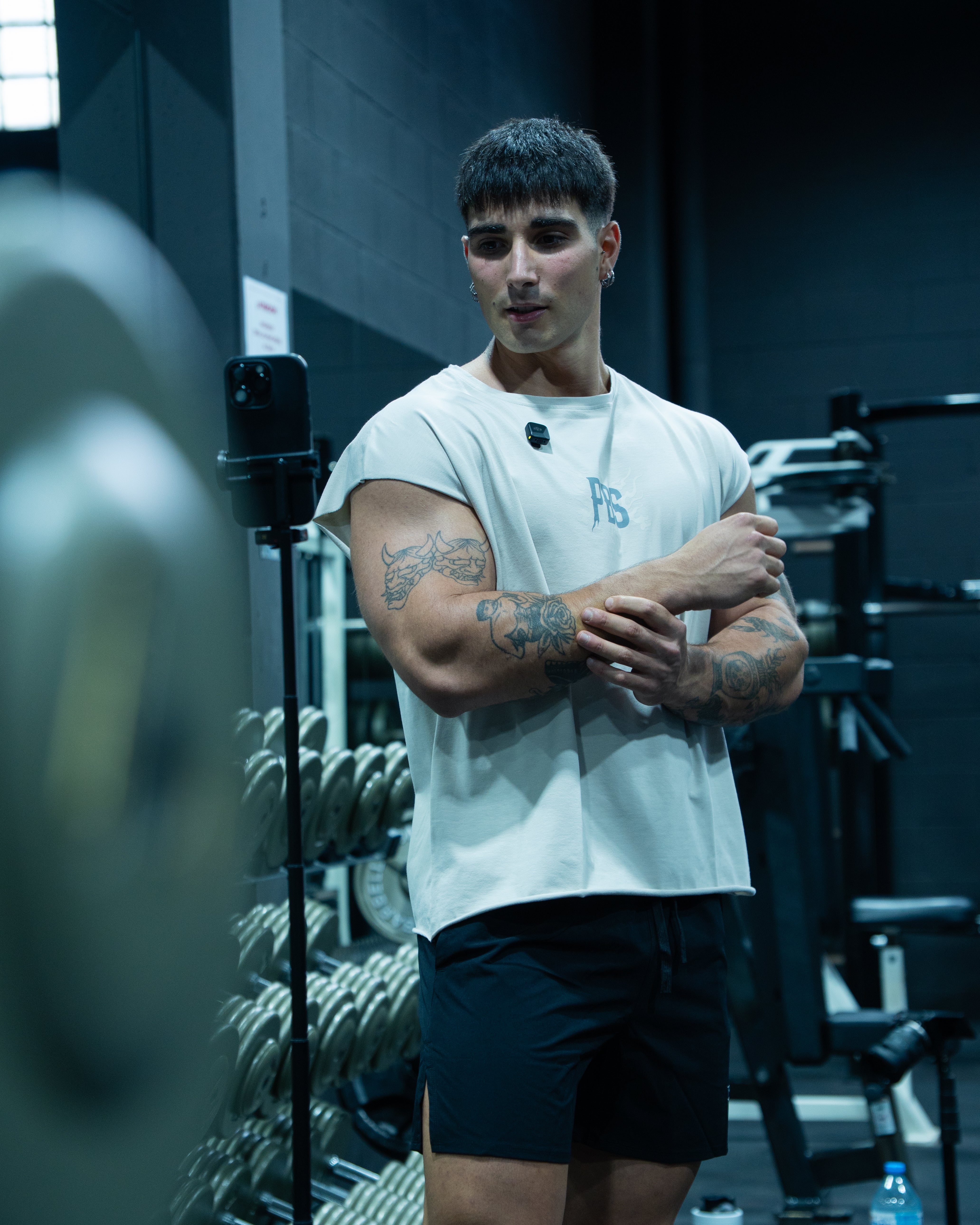 OBSESSIVE FLAME TANK TOP - BEIGE