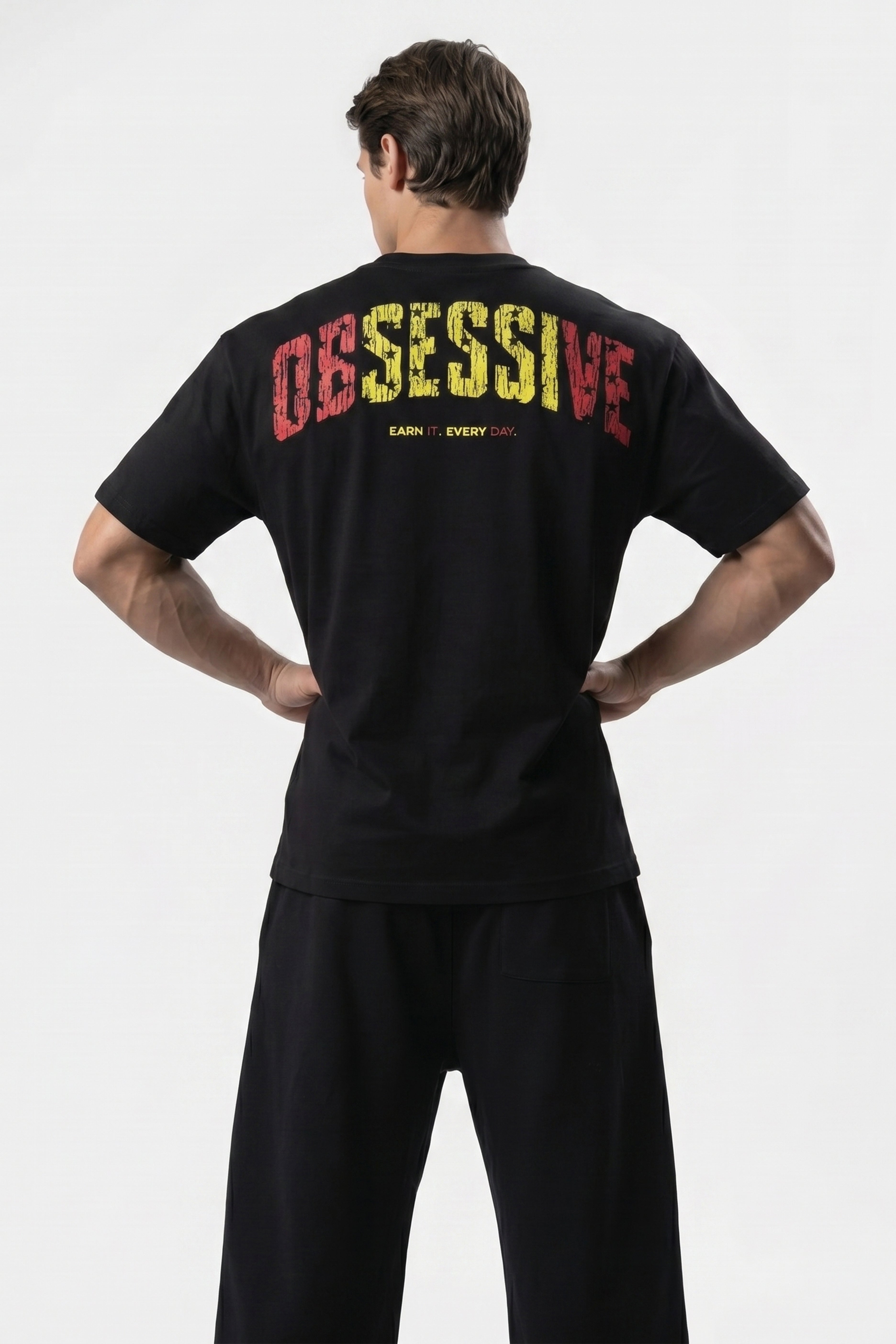 WORLD STAGE SPAIN OVERSIZED TEE - NEGRO