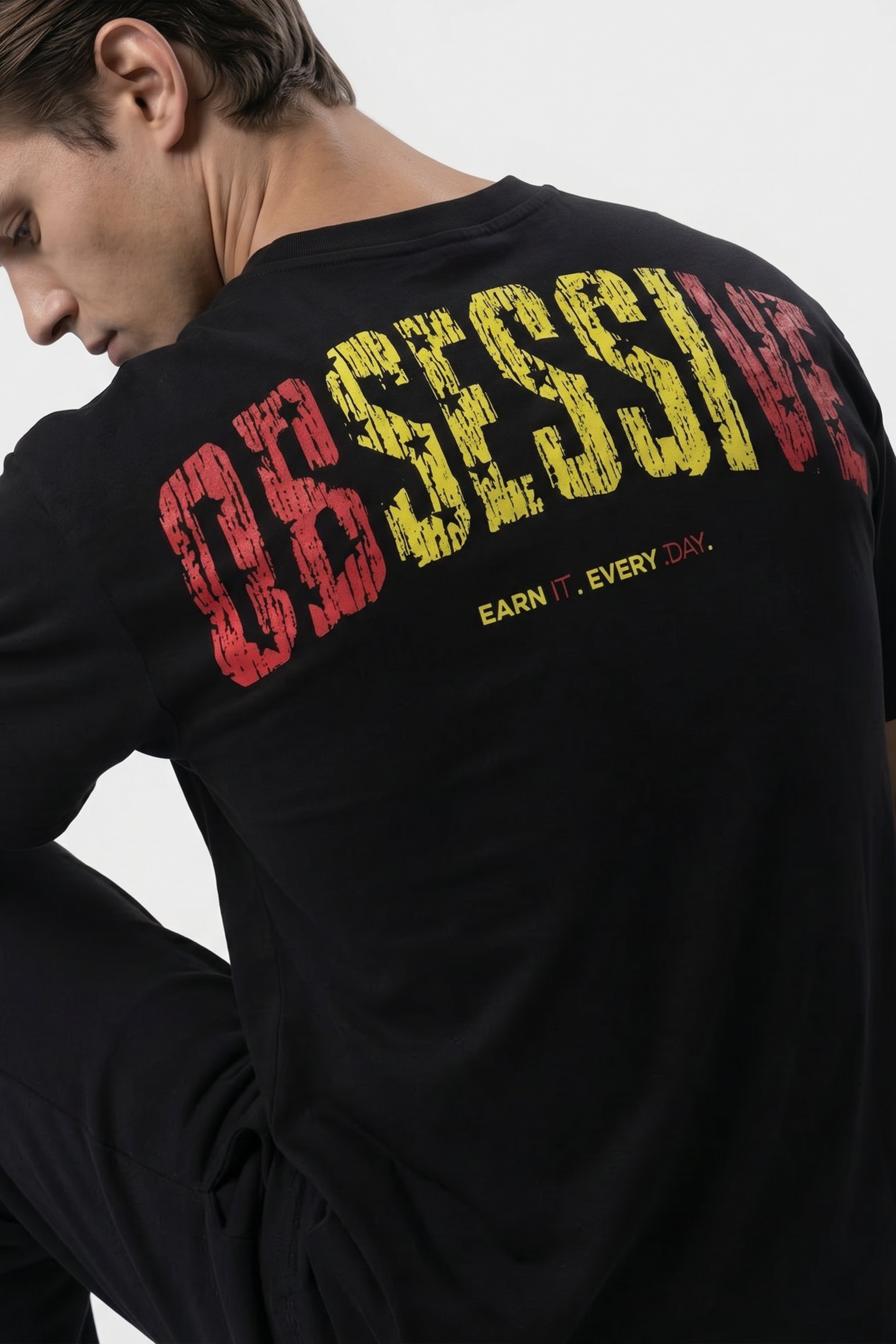 WORLD STAGE SPAIN OVERSIZED TEE - NEGRO