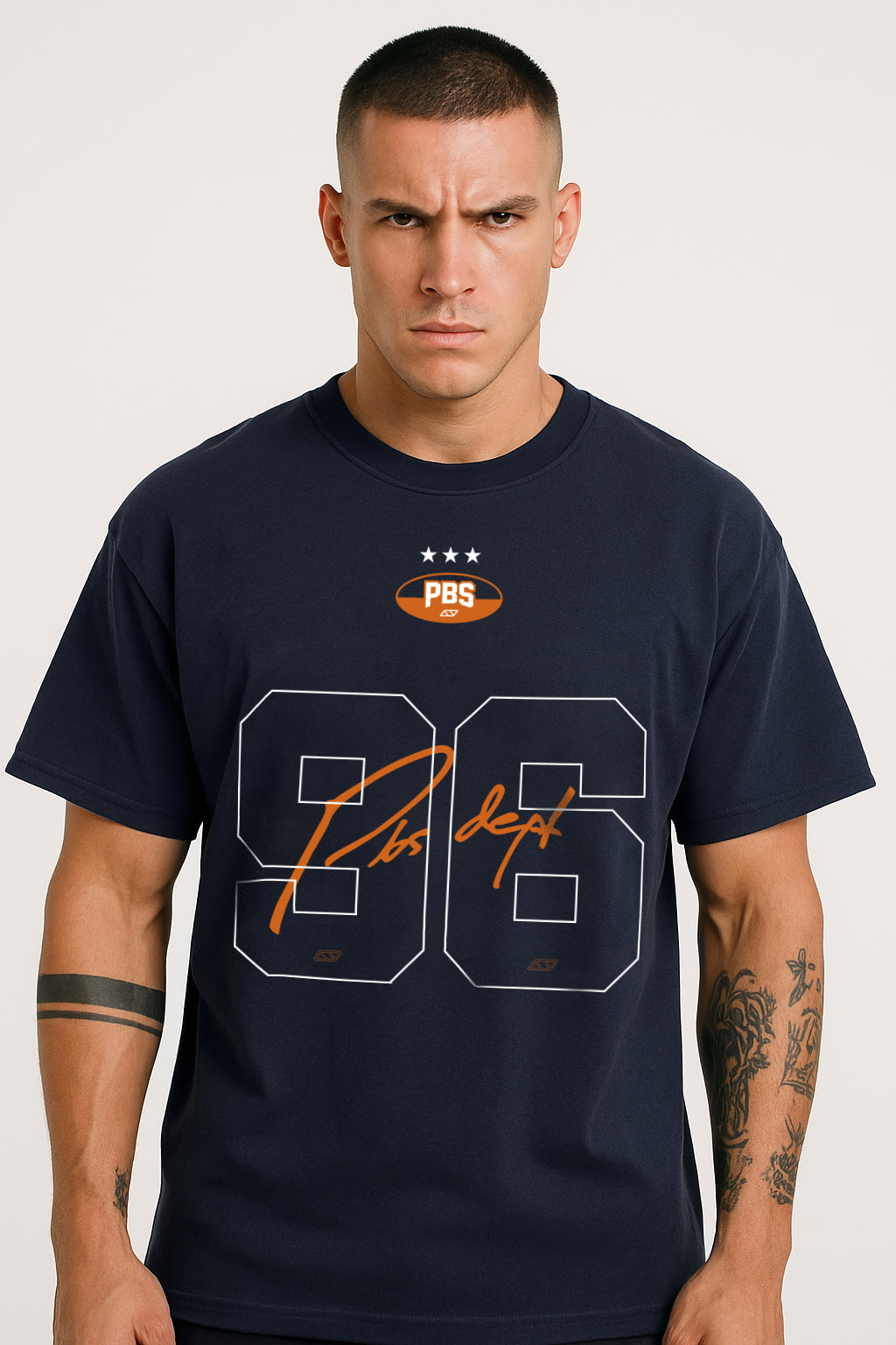 VARISITY T-SHIRT - NAVY