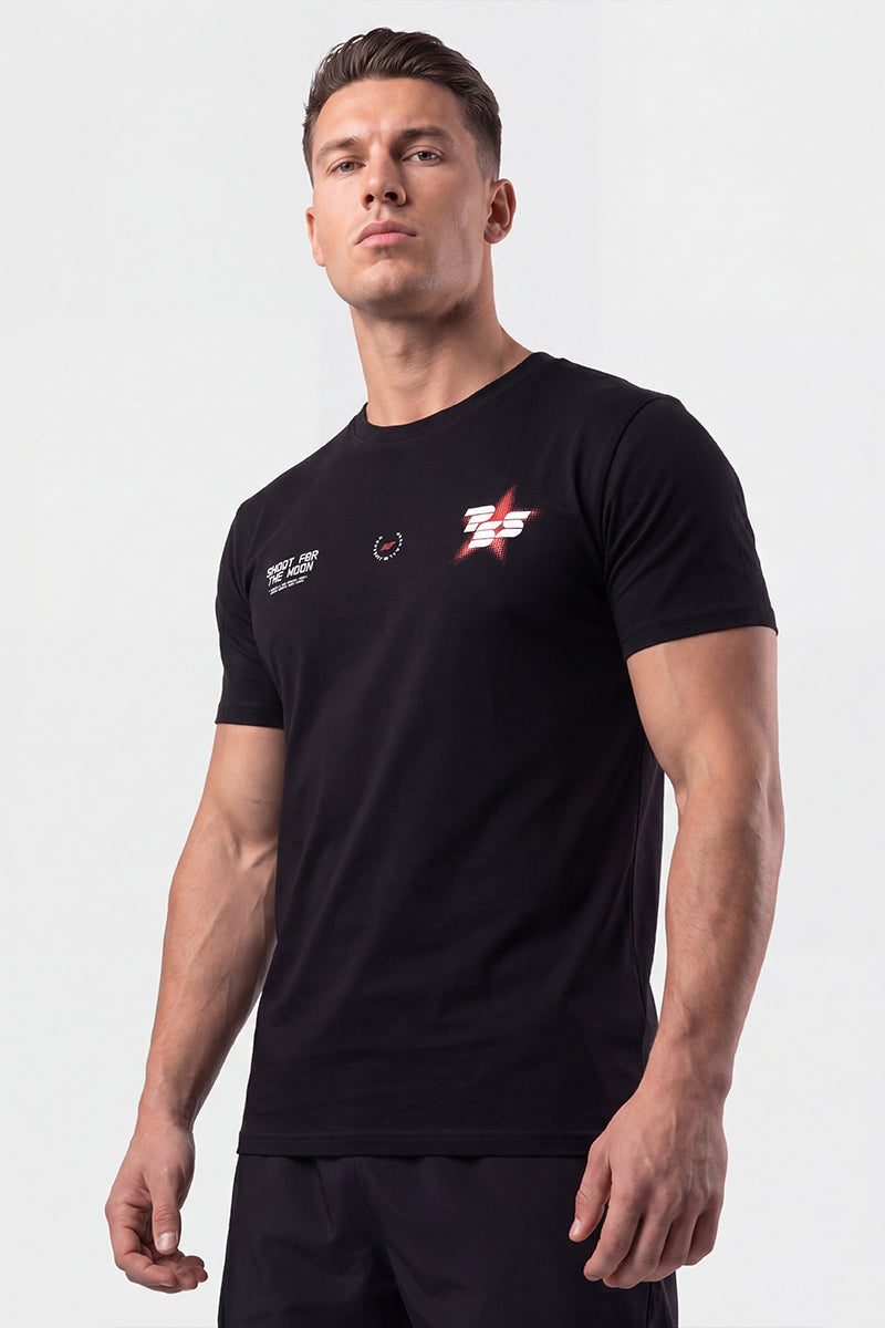 SHOOT FOR THE MOON 2.0 T-SHIRT - NEGRO