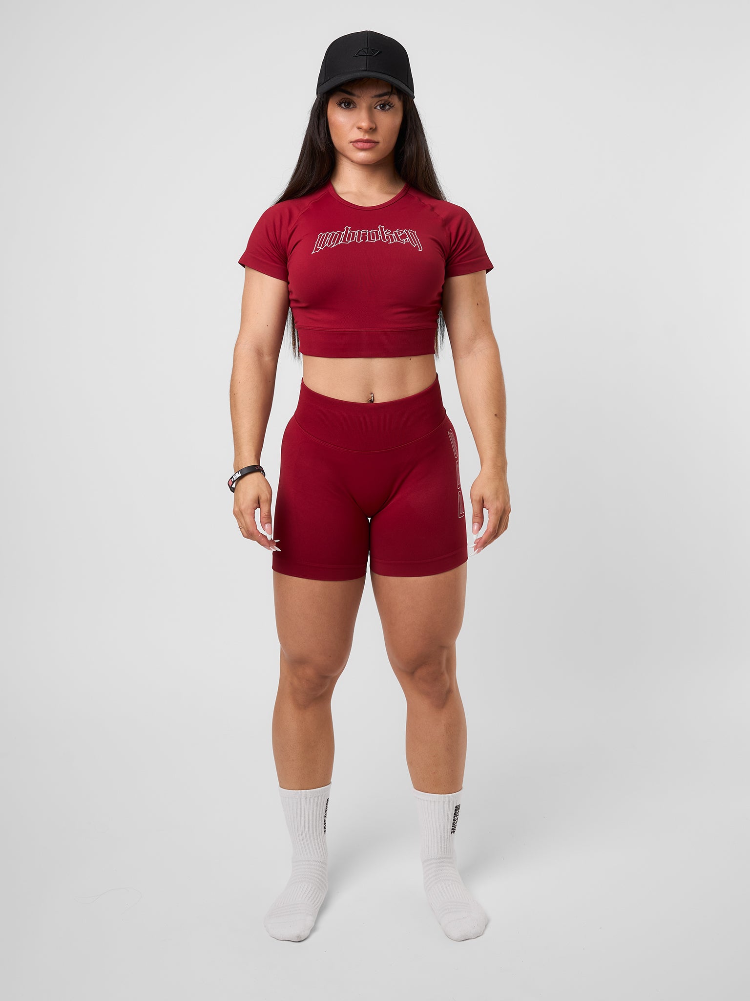 SHORT UNBROKEN - ROJO