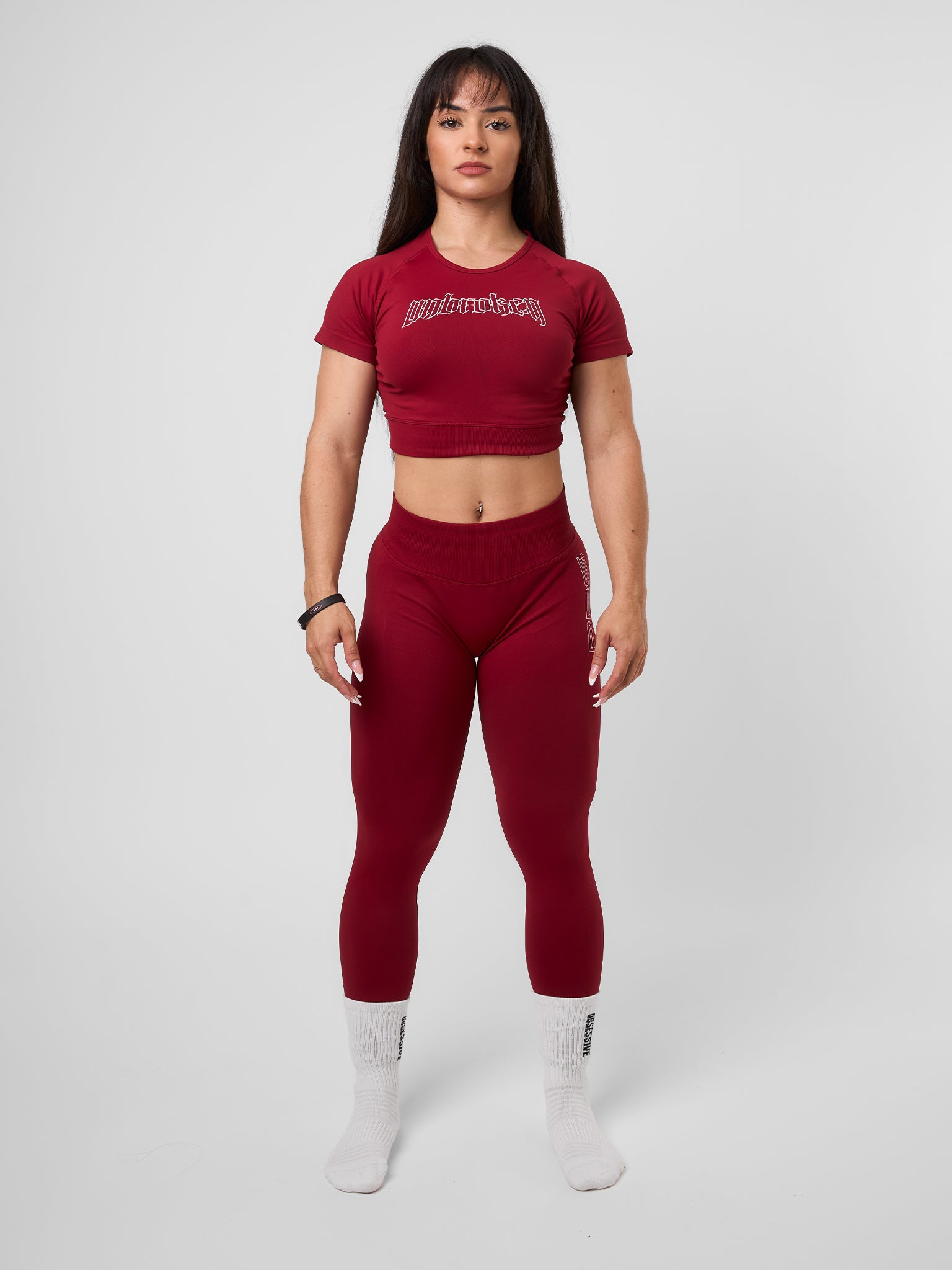 CROP TOP UNBROKEN - ROJO