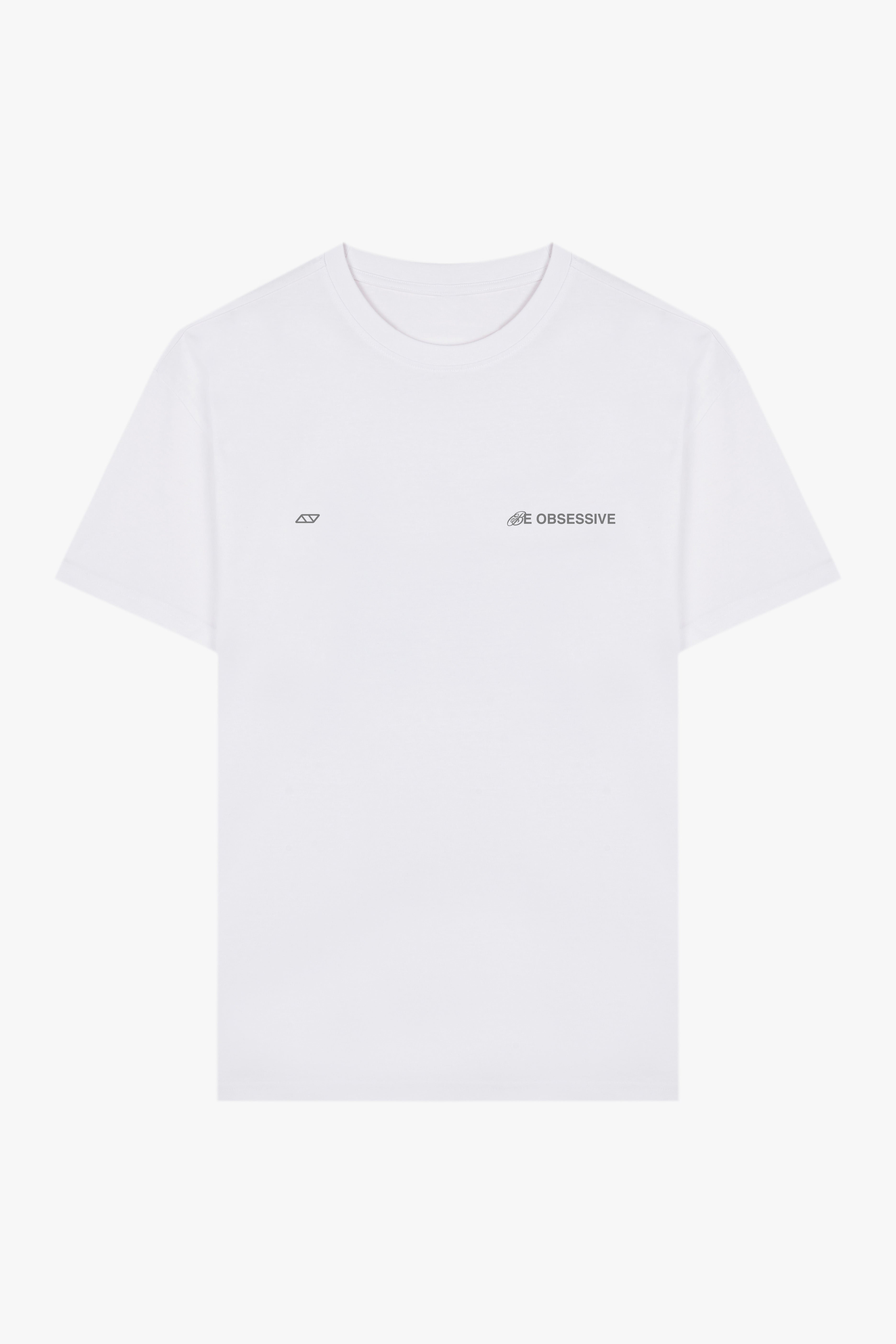 CAMISETA PBS STARS GRIS OVERSIZE  - BLANCO