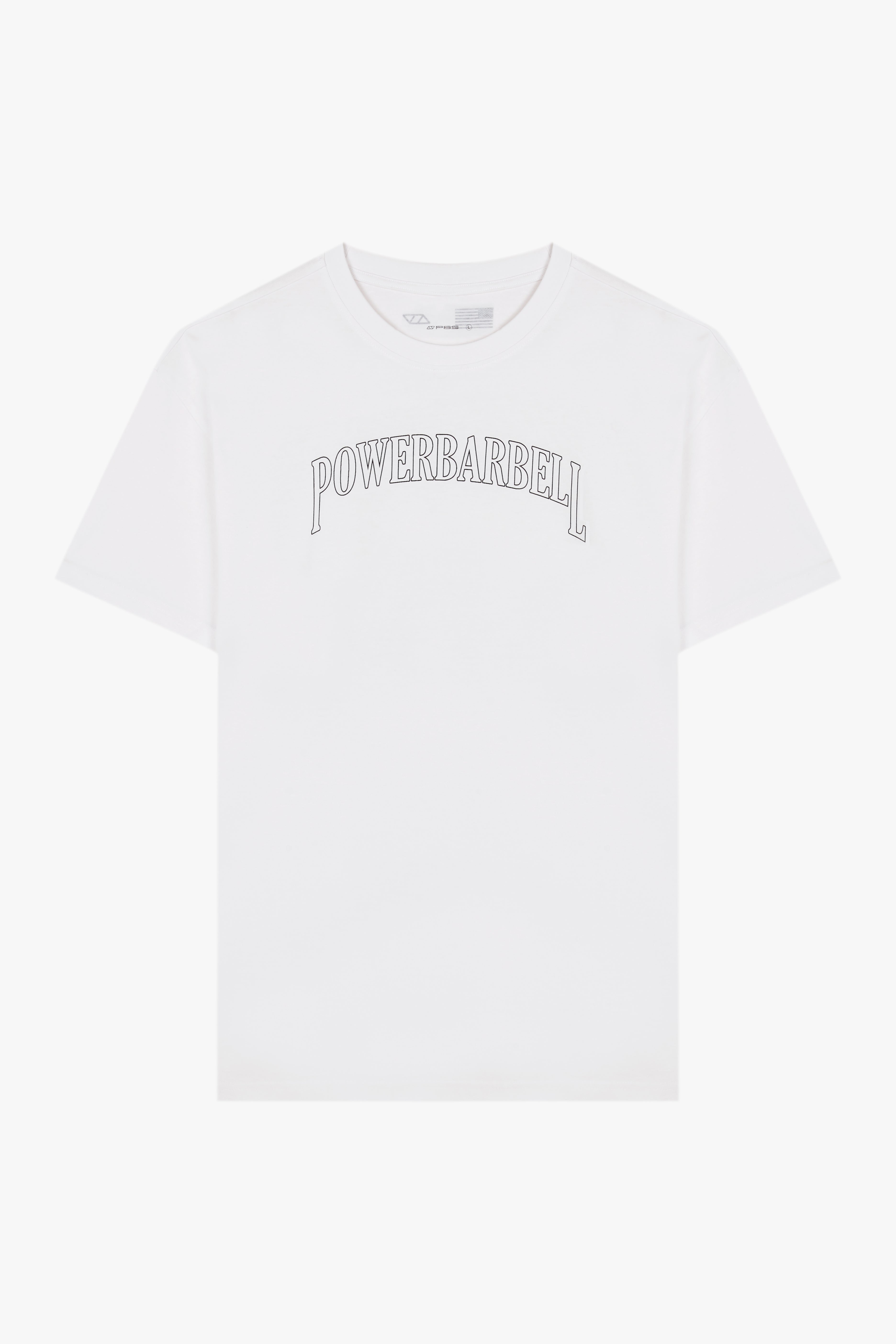 POWERBARBELL BASIC TEE - BLANCO