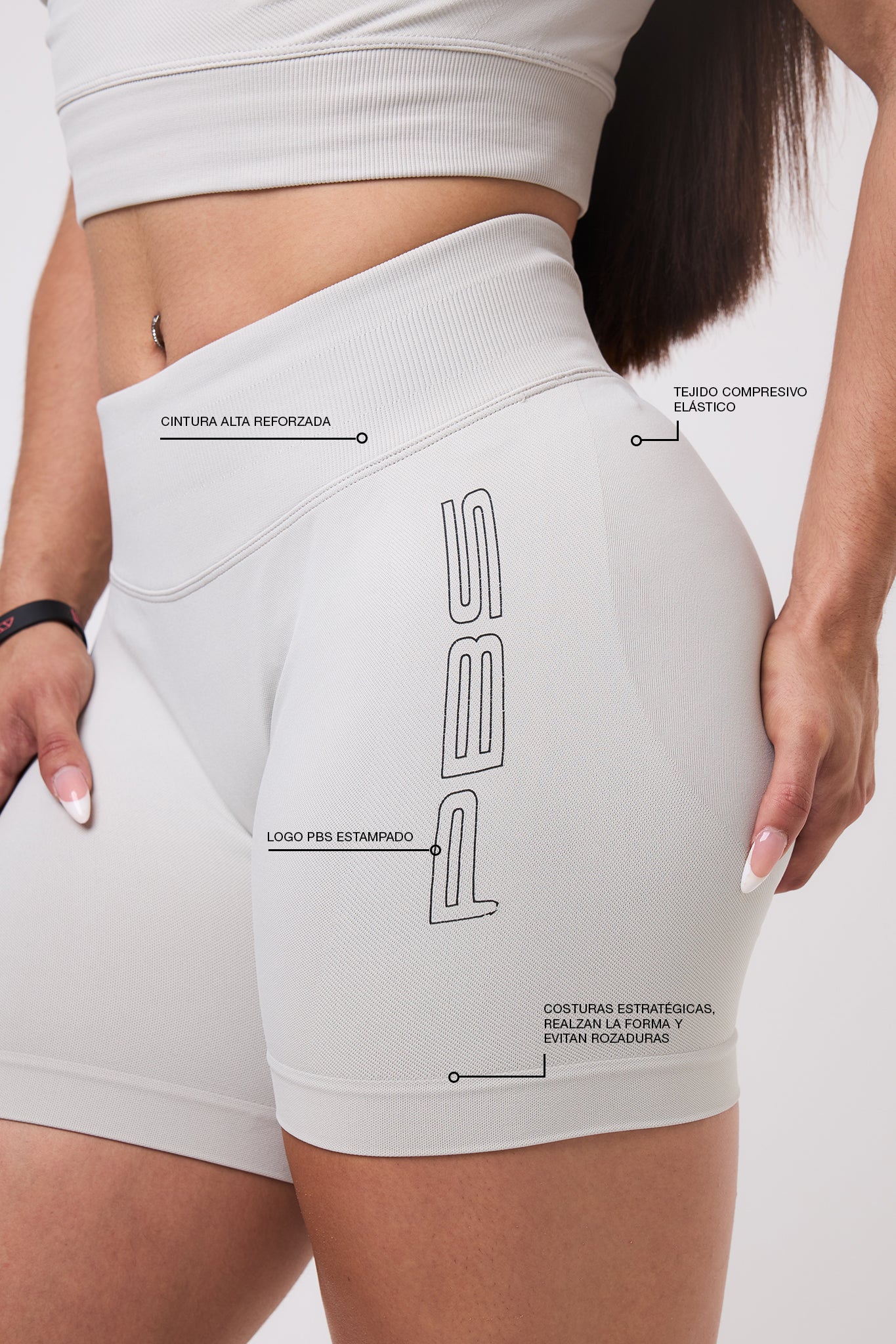 SHORT UNBROKEN - BEIGE