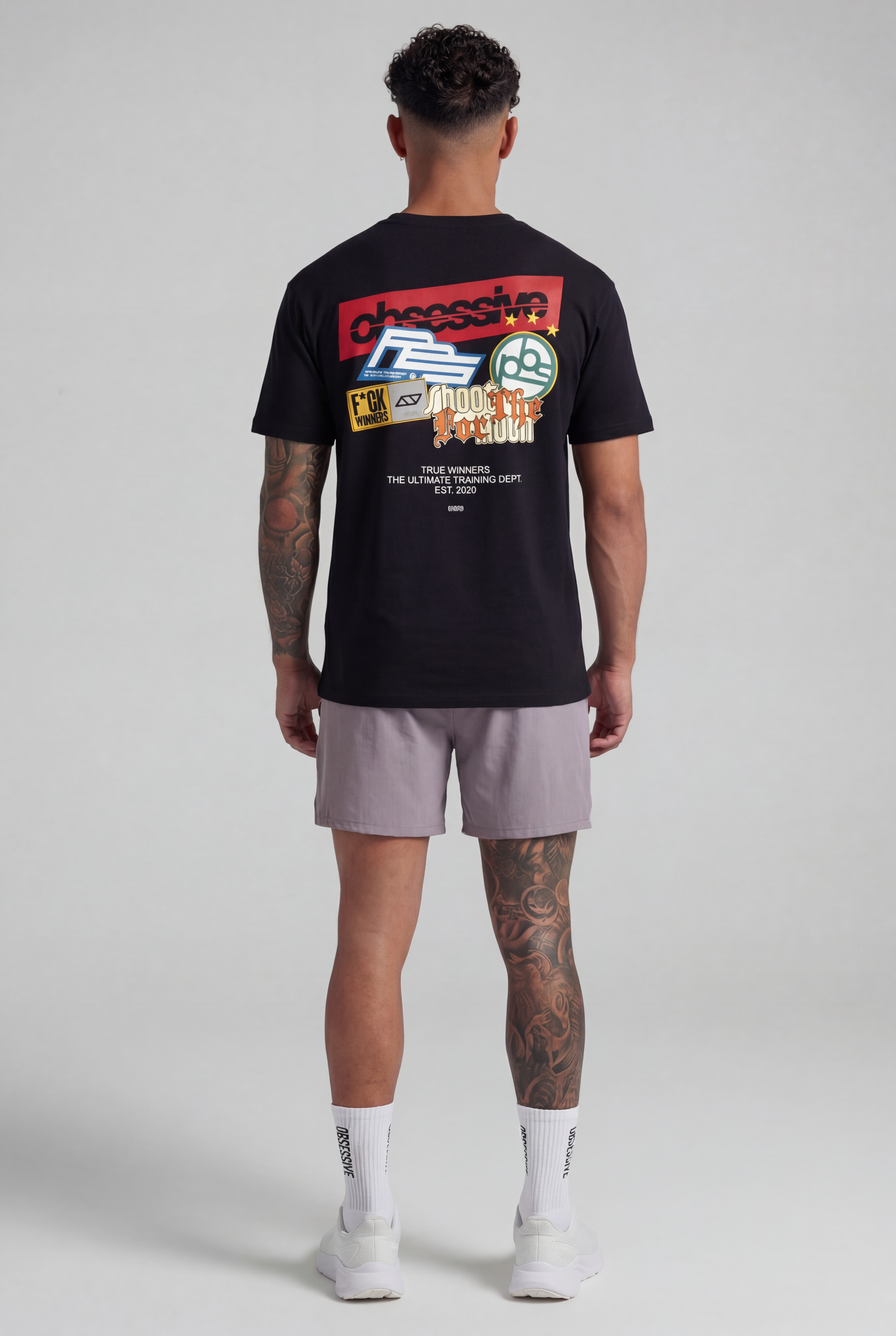 PATCH LEGACY OVERSIZED T-SHIRT - NEGRO