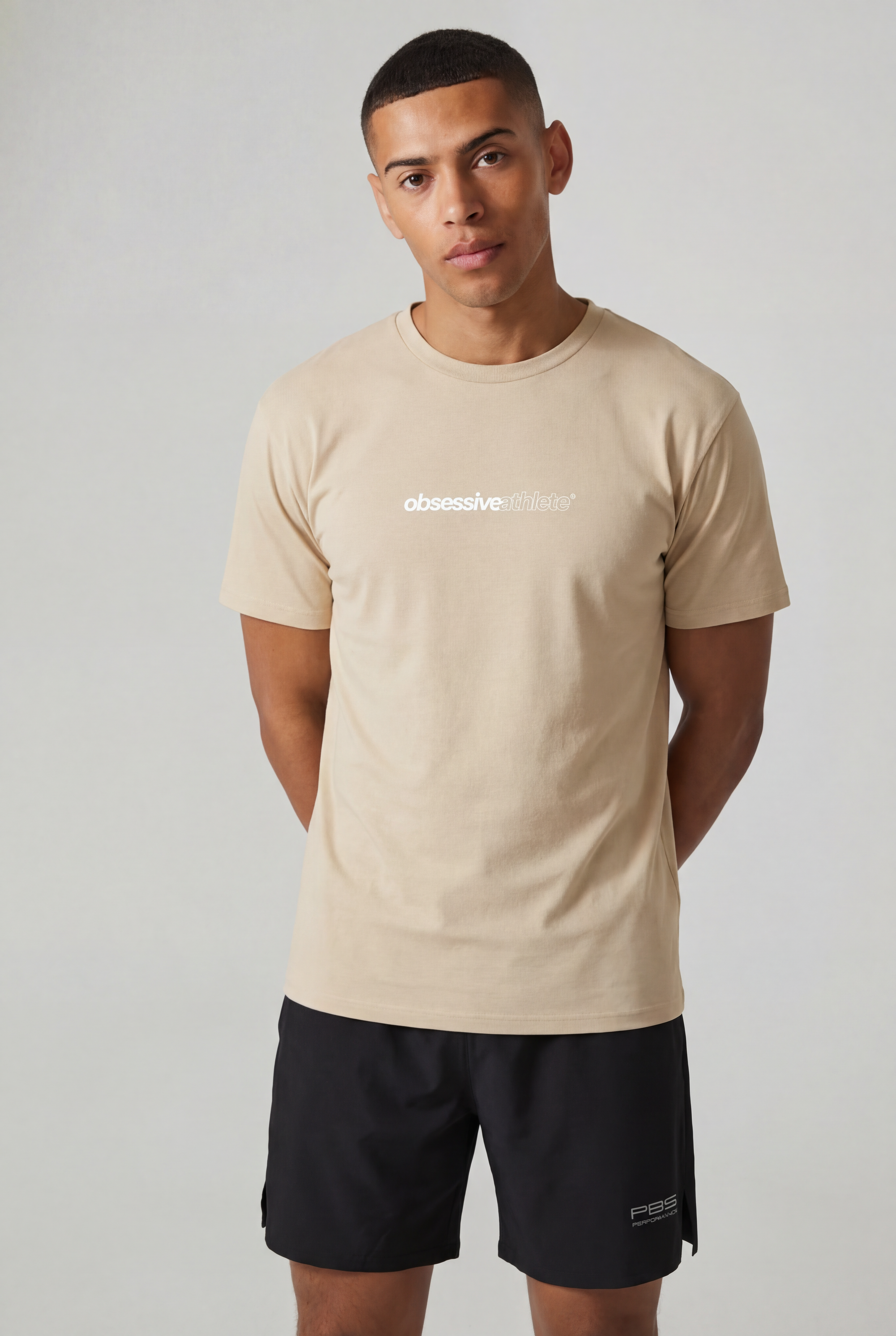 OBSESSIVE ATHLETE OVERSIZED T-SHIRT - BEIGE