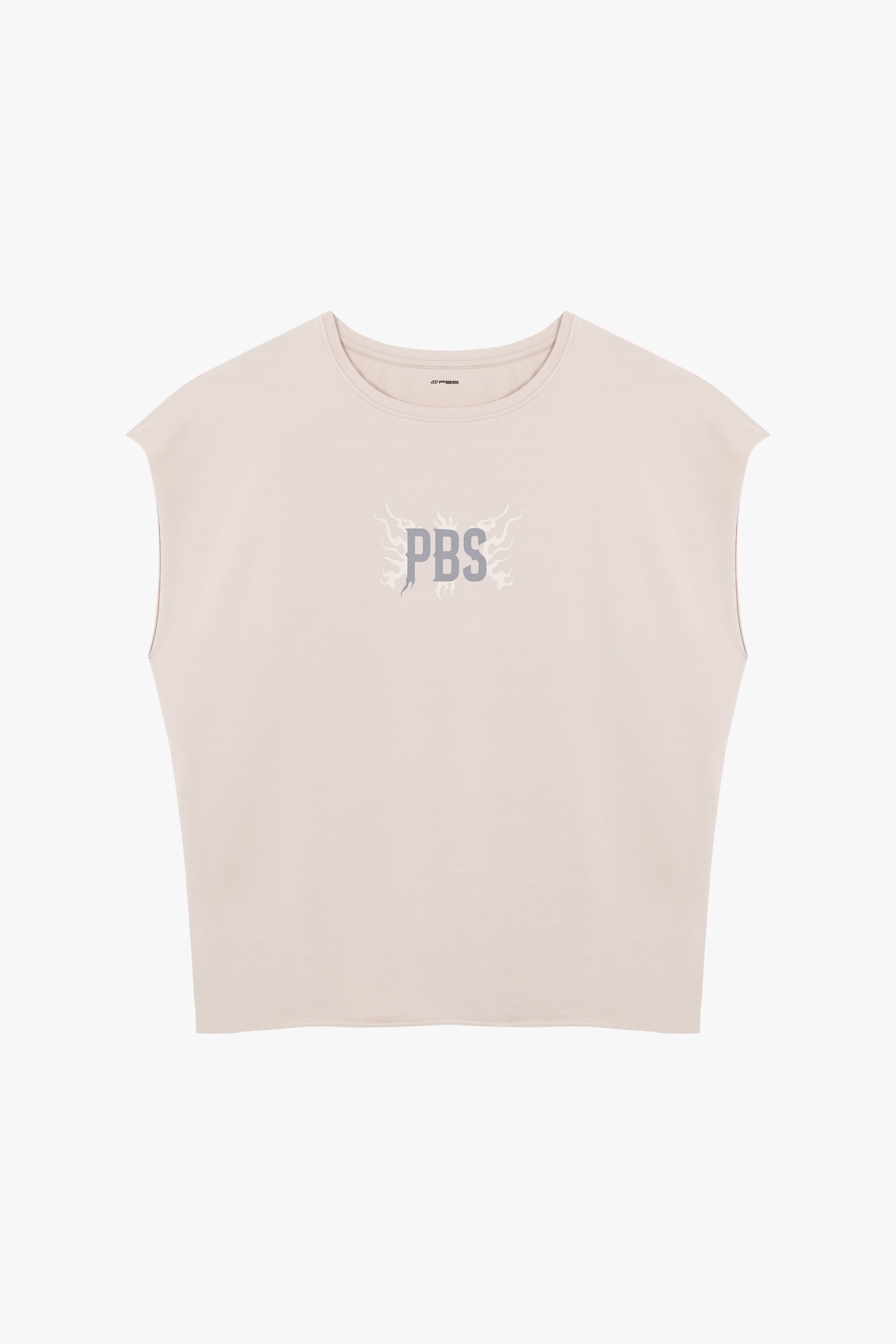 OBSESSIVE FLAME TANK TOP - BEIGE