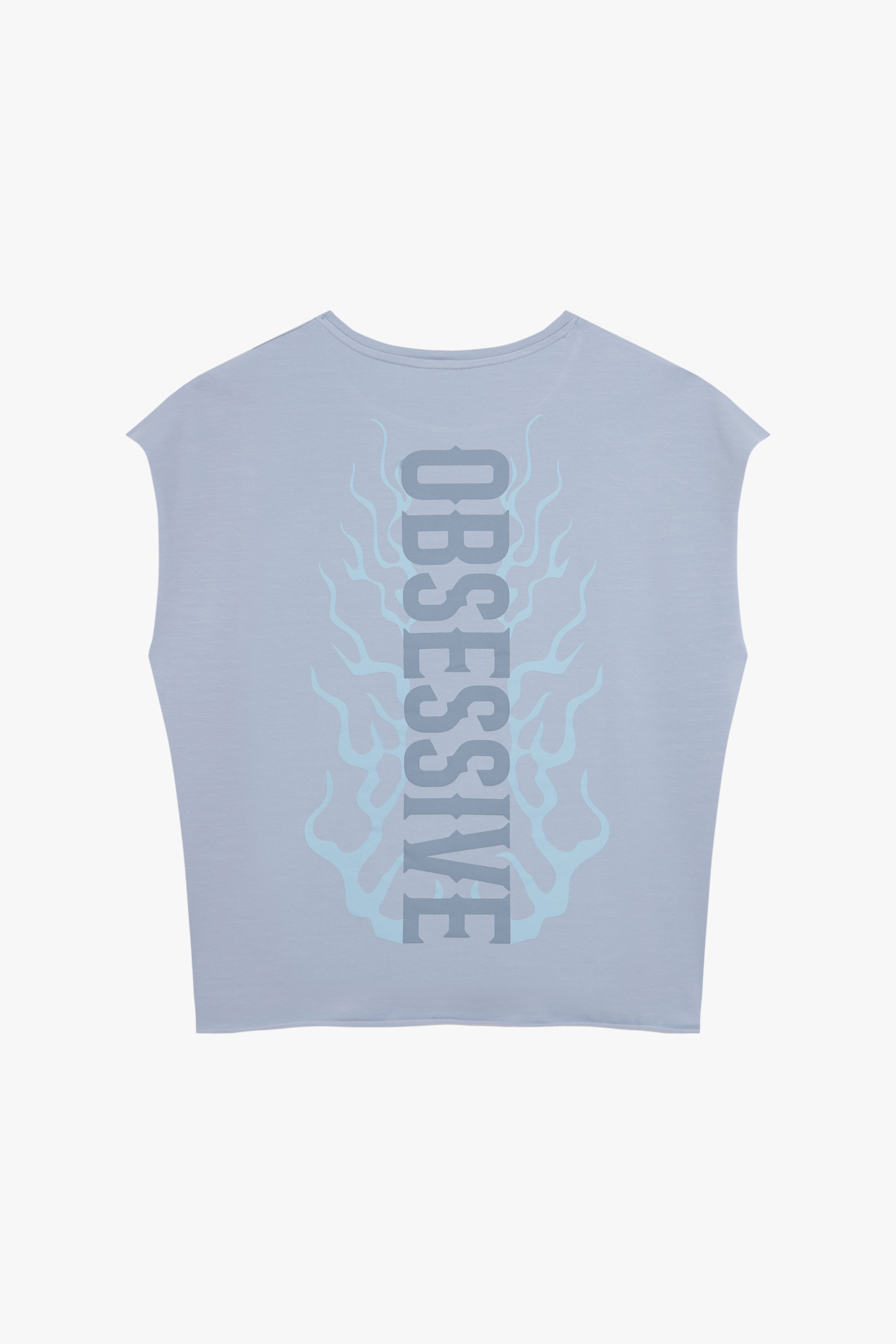 OBSESSIVE FLAME TANK TOP - AZUL