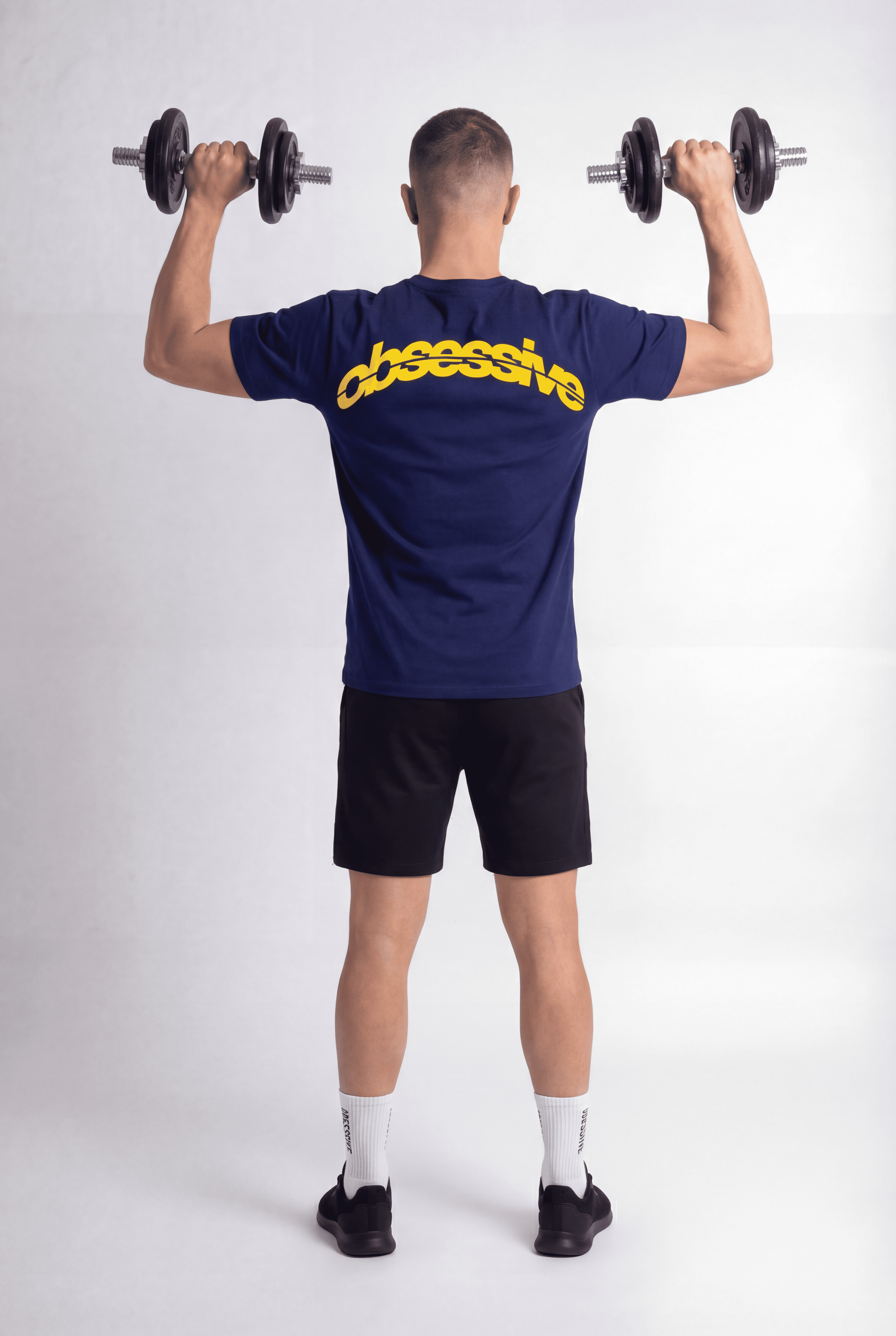 OBSESSIVE STATE OVERSIZED T-SHIRT - NAVY
