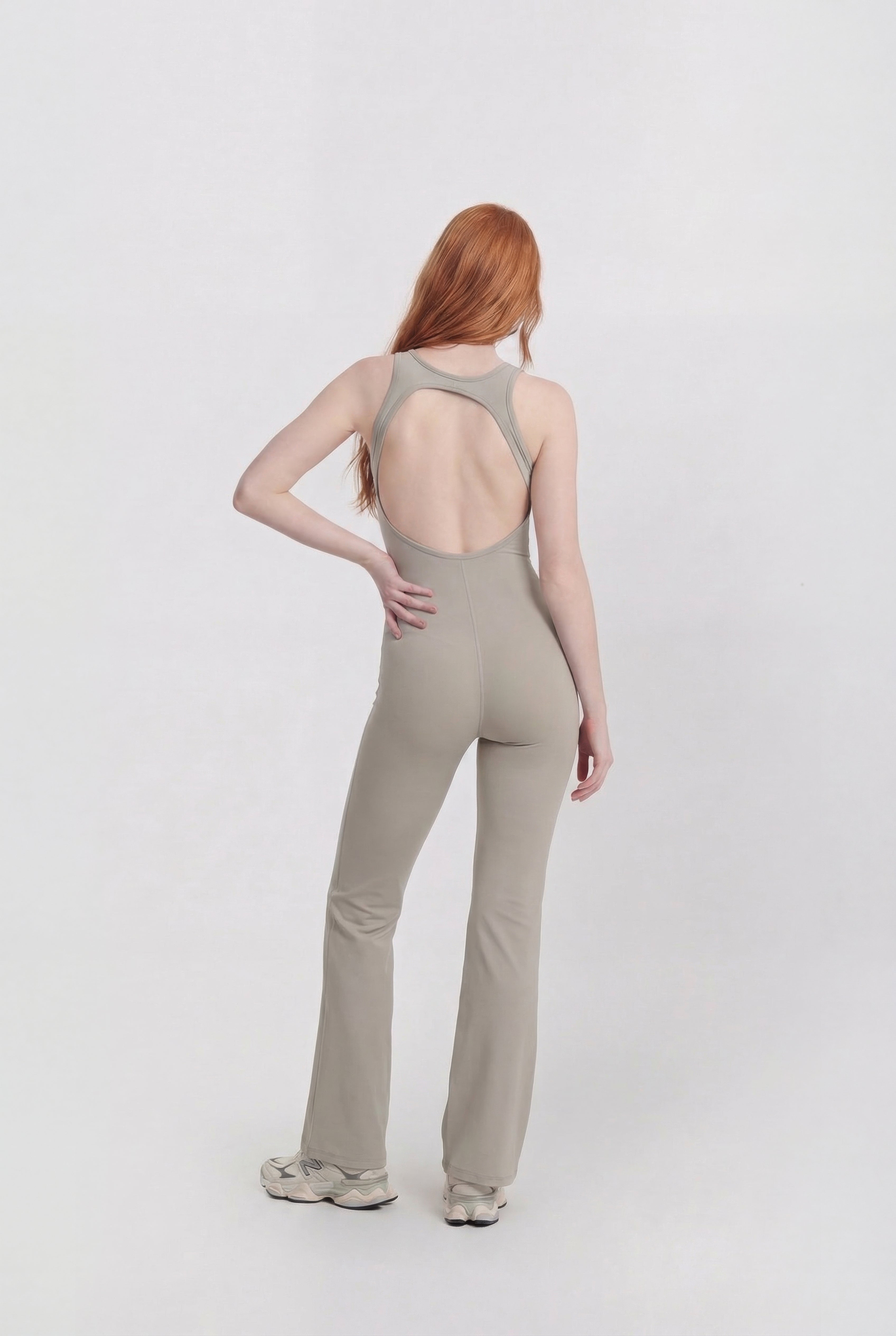 JUMPSUIT FLARED ELITE - GRIS