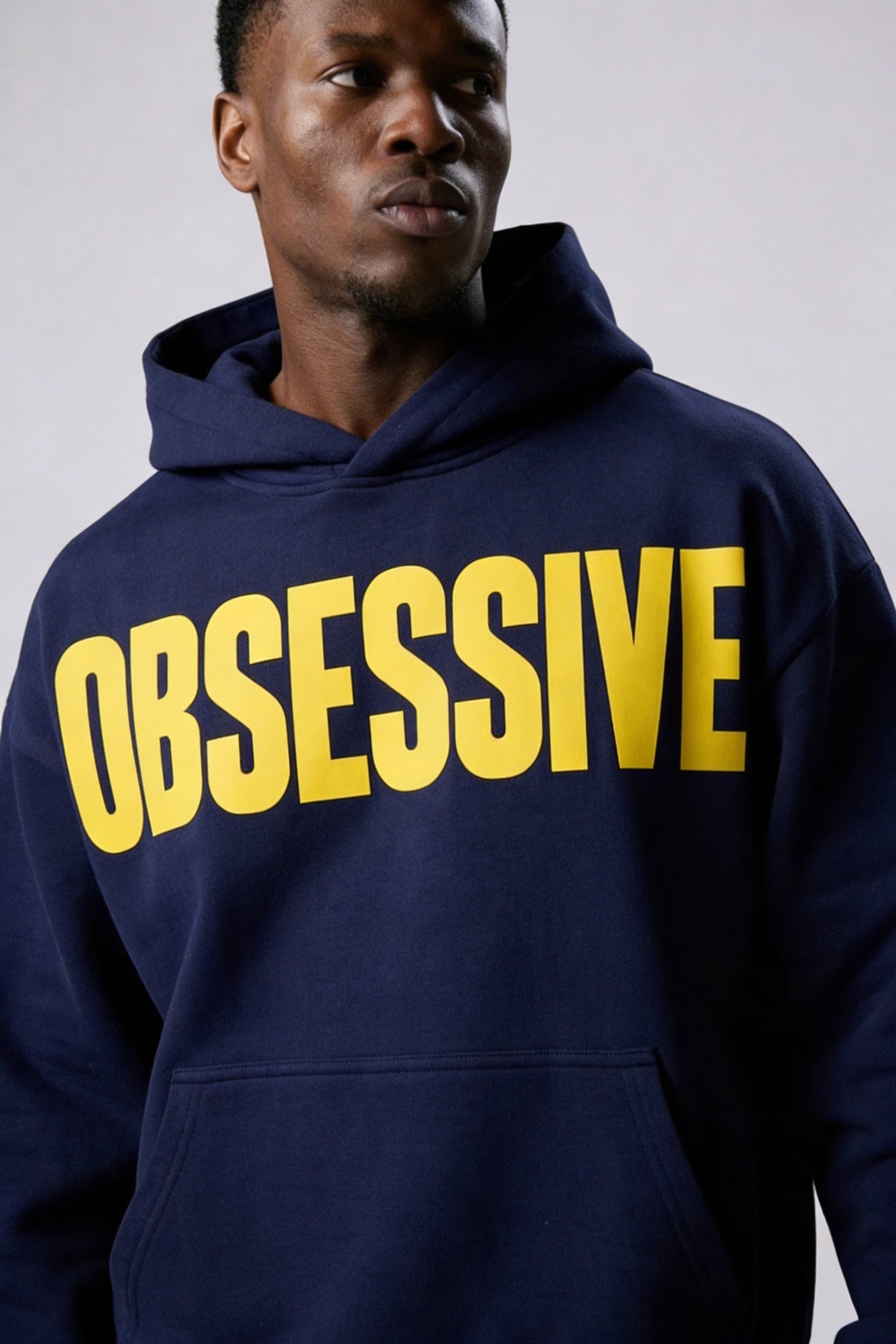 OBSESSIVE MENTALITY DEPT HOODIE - NAVY