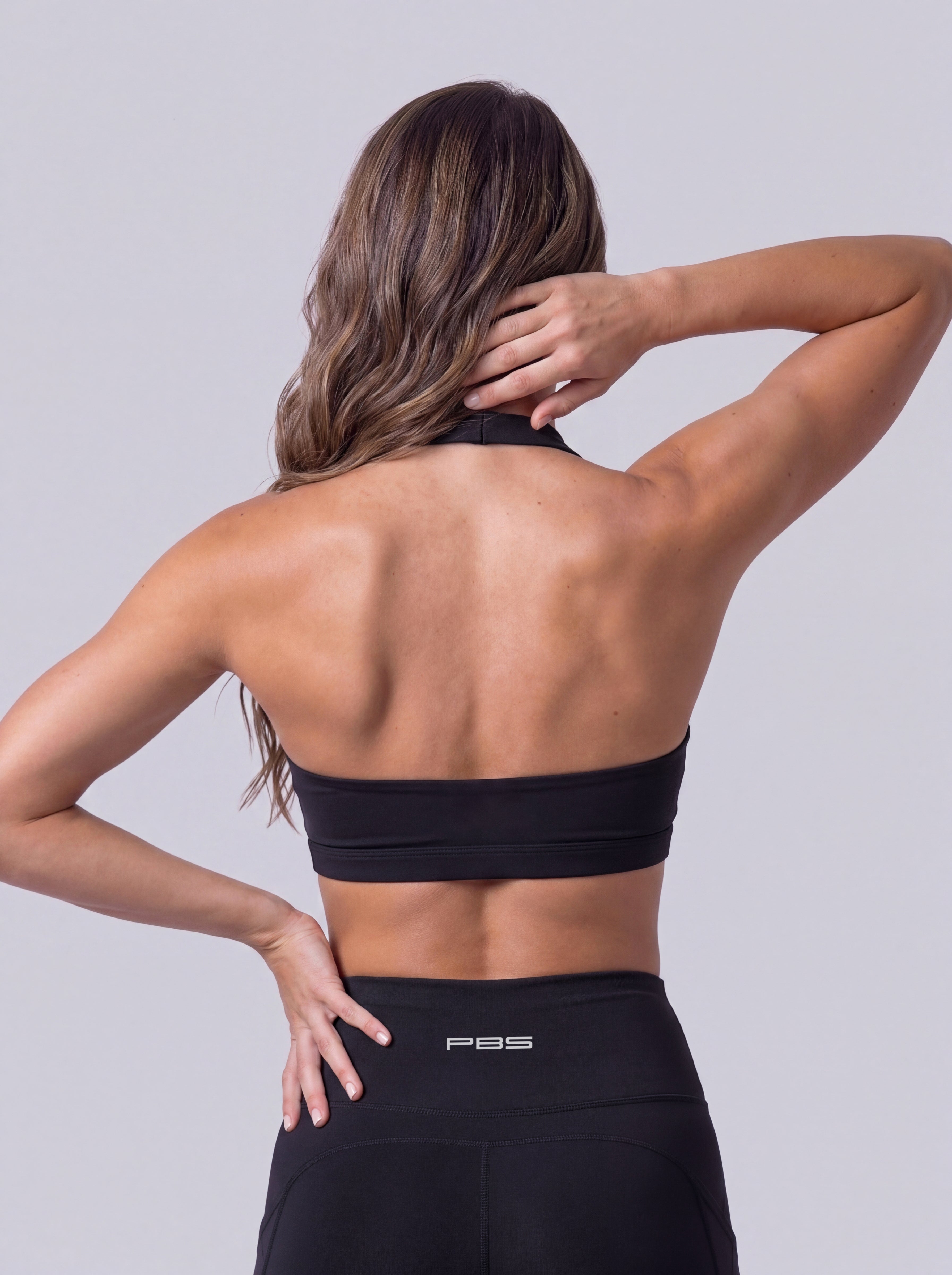 TOP HALTER INFINITY - NEGRO
