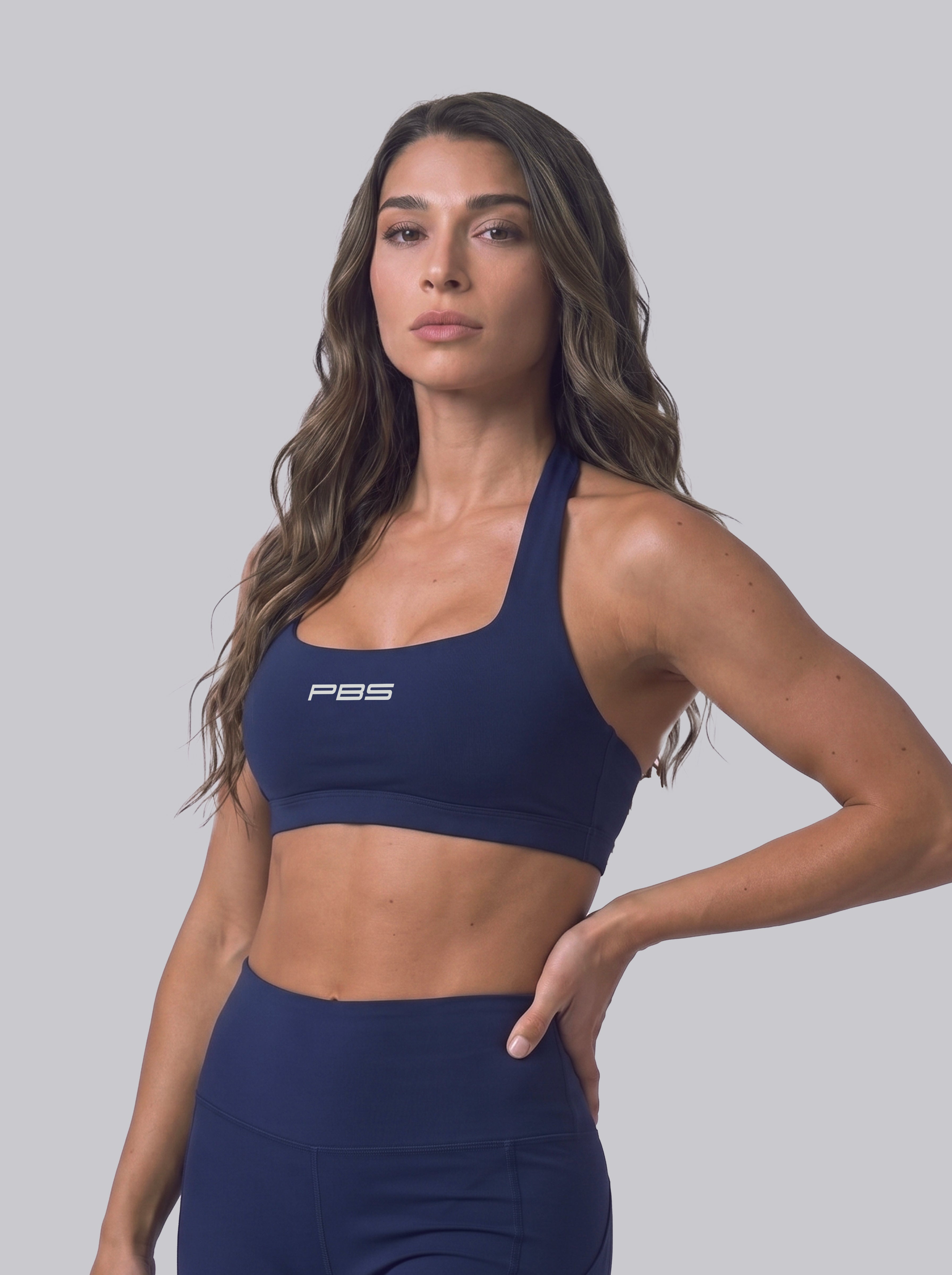 TOP HALTER INFINITY - NAVY