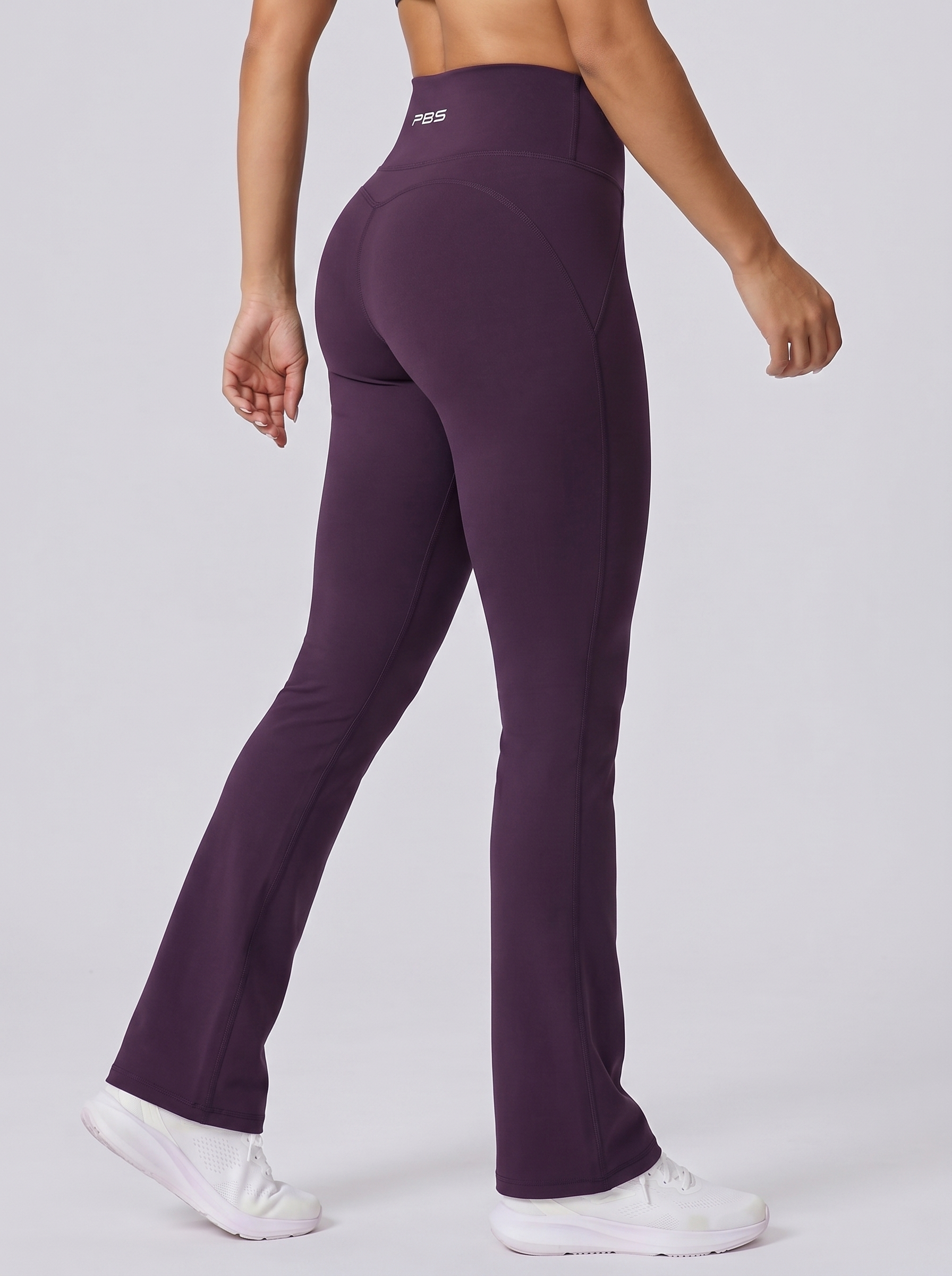LEGGINGS FLARED INFINITY - MORADO