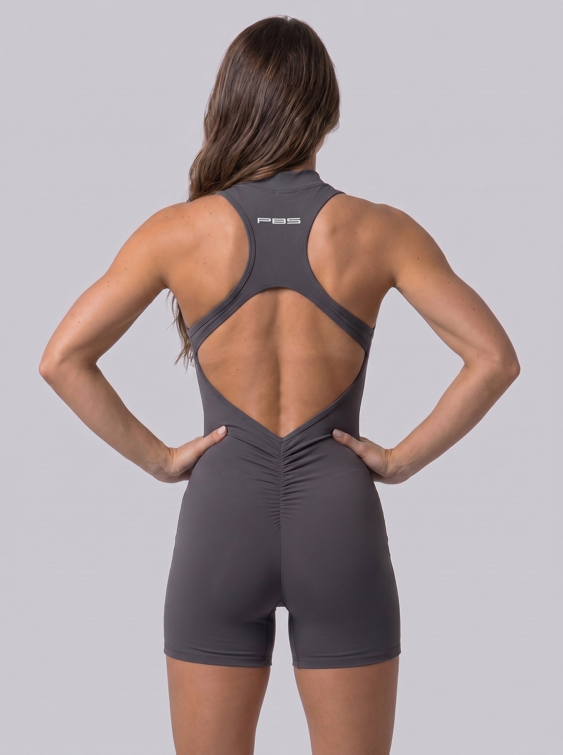 JUMPSUIT ZIPPER RELENTLESS - GRIS OSCURO