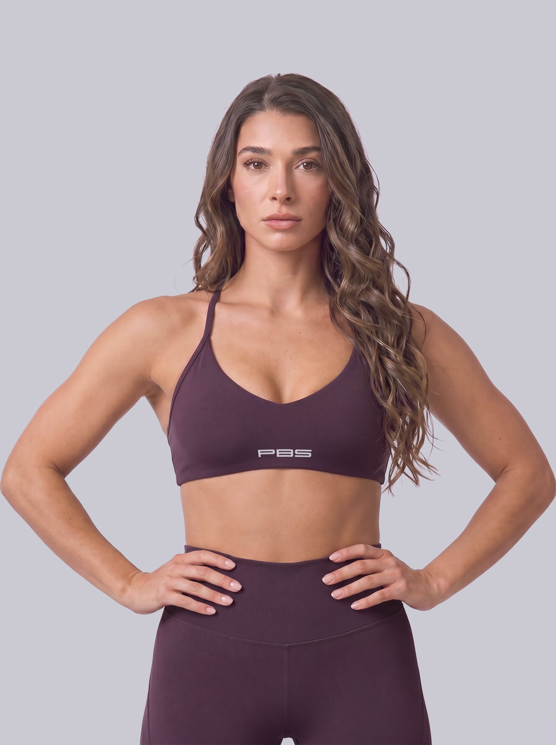 TOP CROSS BACK INFINITY - MORADO