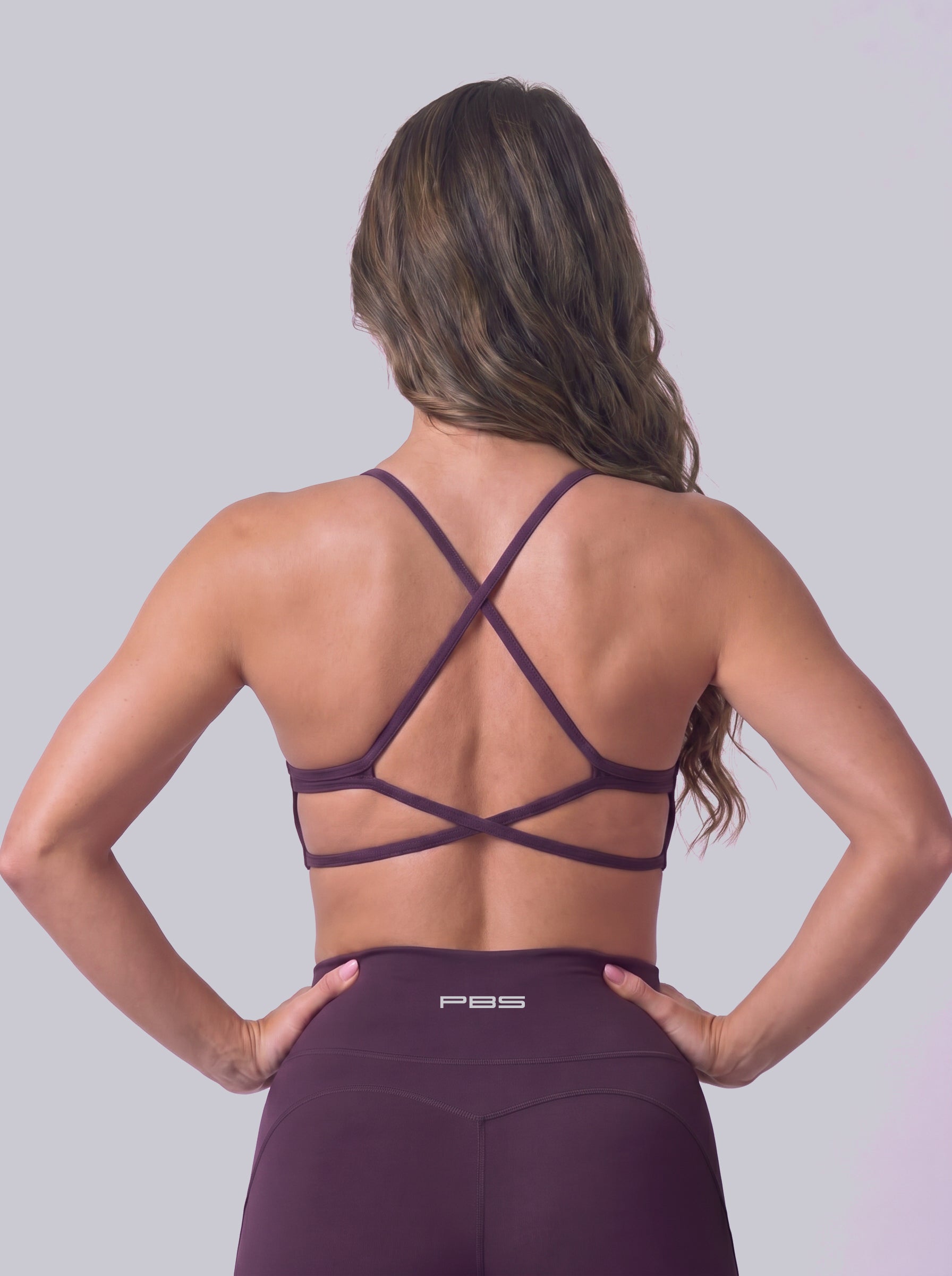 TOP CROSS BACK INFINITY - MORADO