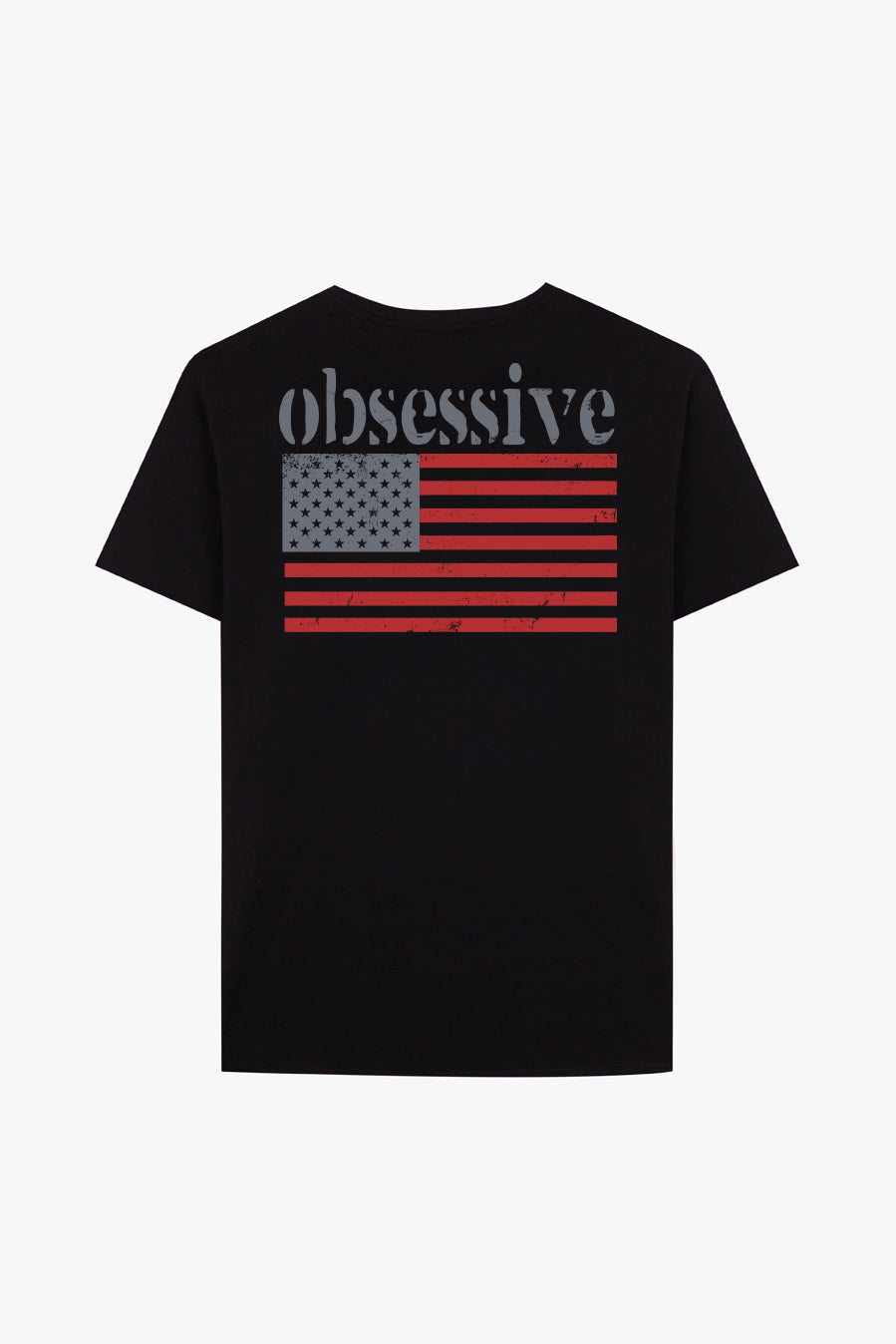CAMISETA OBSESSIVE FLAG - NEGRO